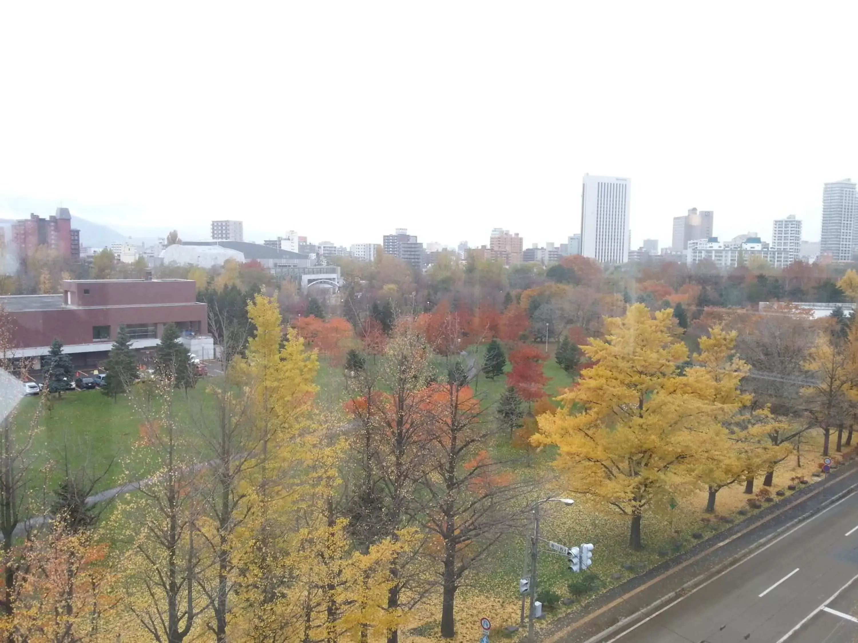 Autumn in HOTEL MYSTAYS Sapporo Nakajima Park