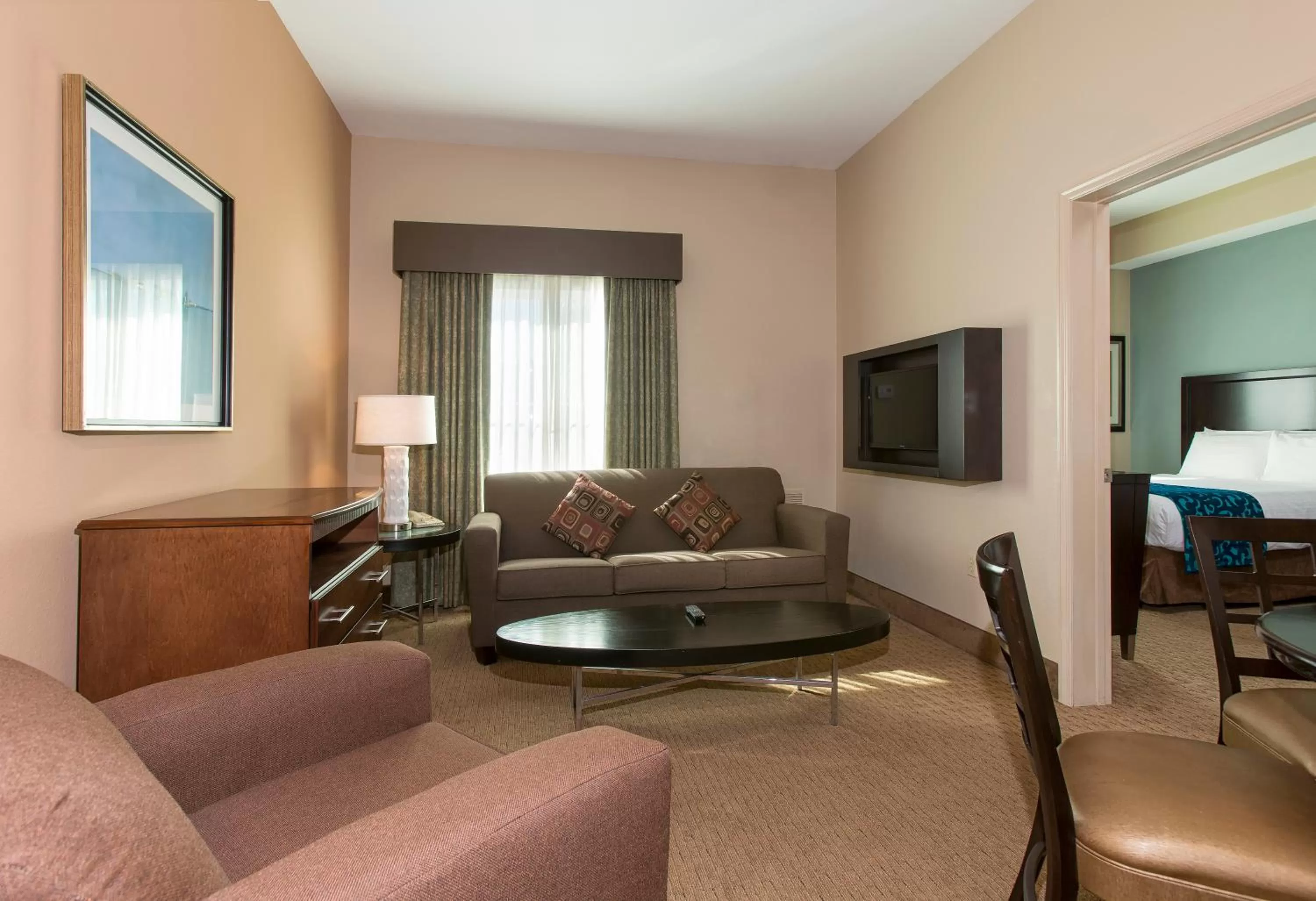 Living room in Hawthorn Extended Stay by Wyndham Orlando