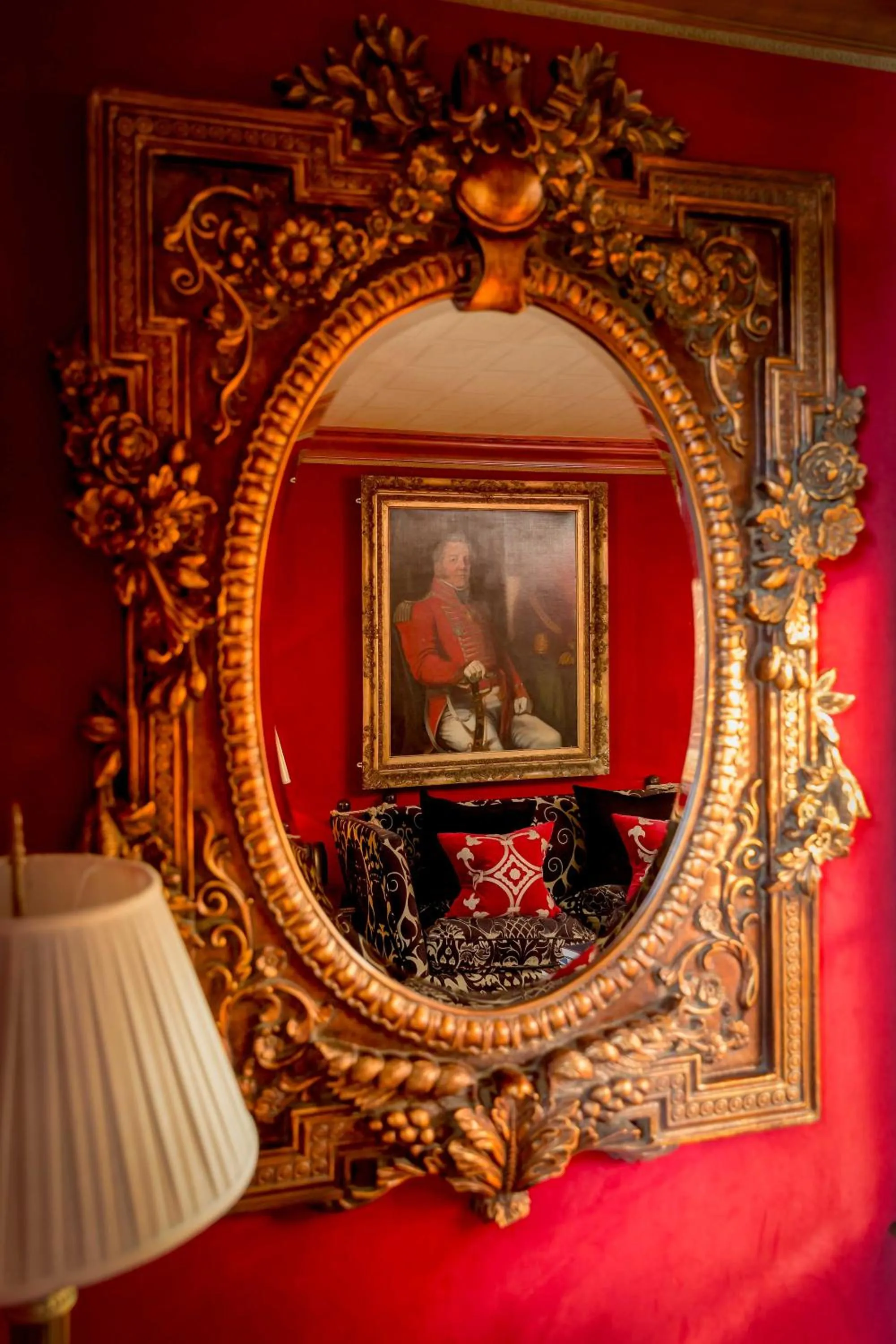 Decorative detail in Prestonfield House