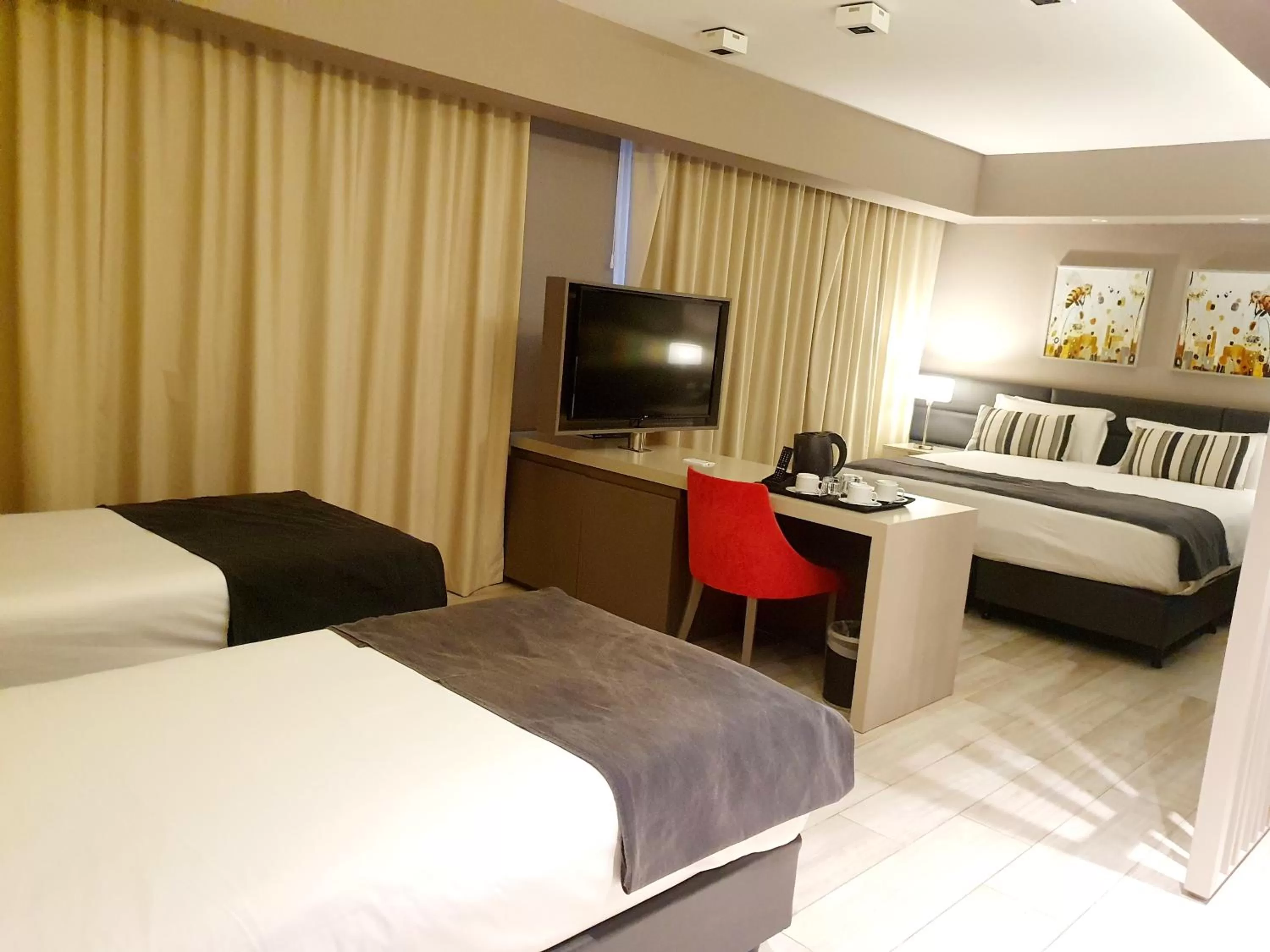 Bed in GrandView Hotel Buenos Aires