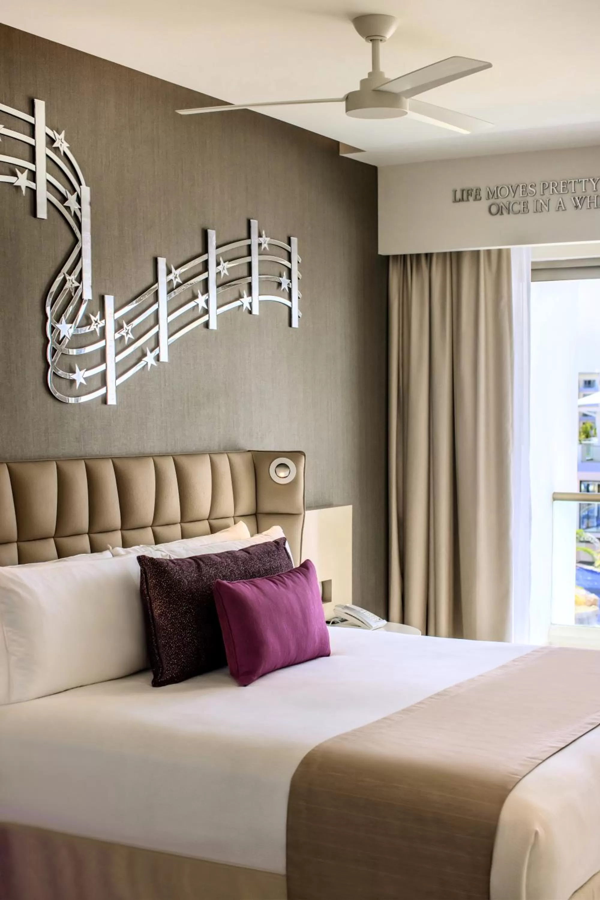 Bed in Planet Hollywood Cancun by Royalton, An Autograph Collection All-Inclusive Resort