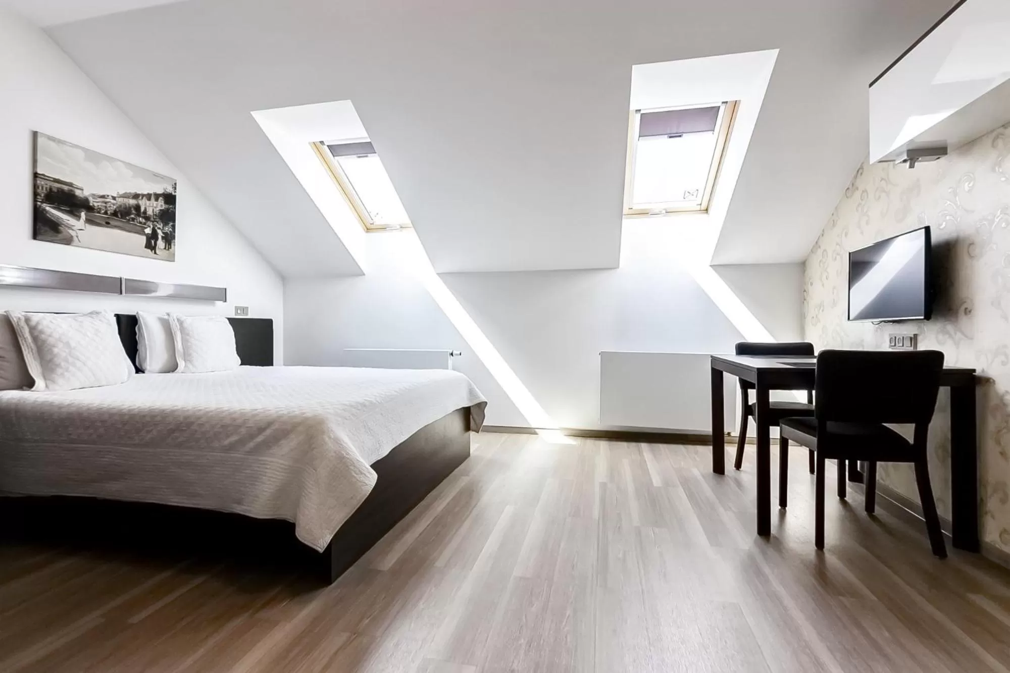 View (from property/room), Bed in VINOHRADSKY DUM Residence