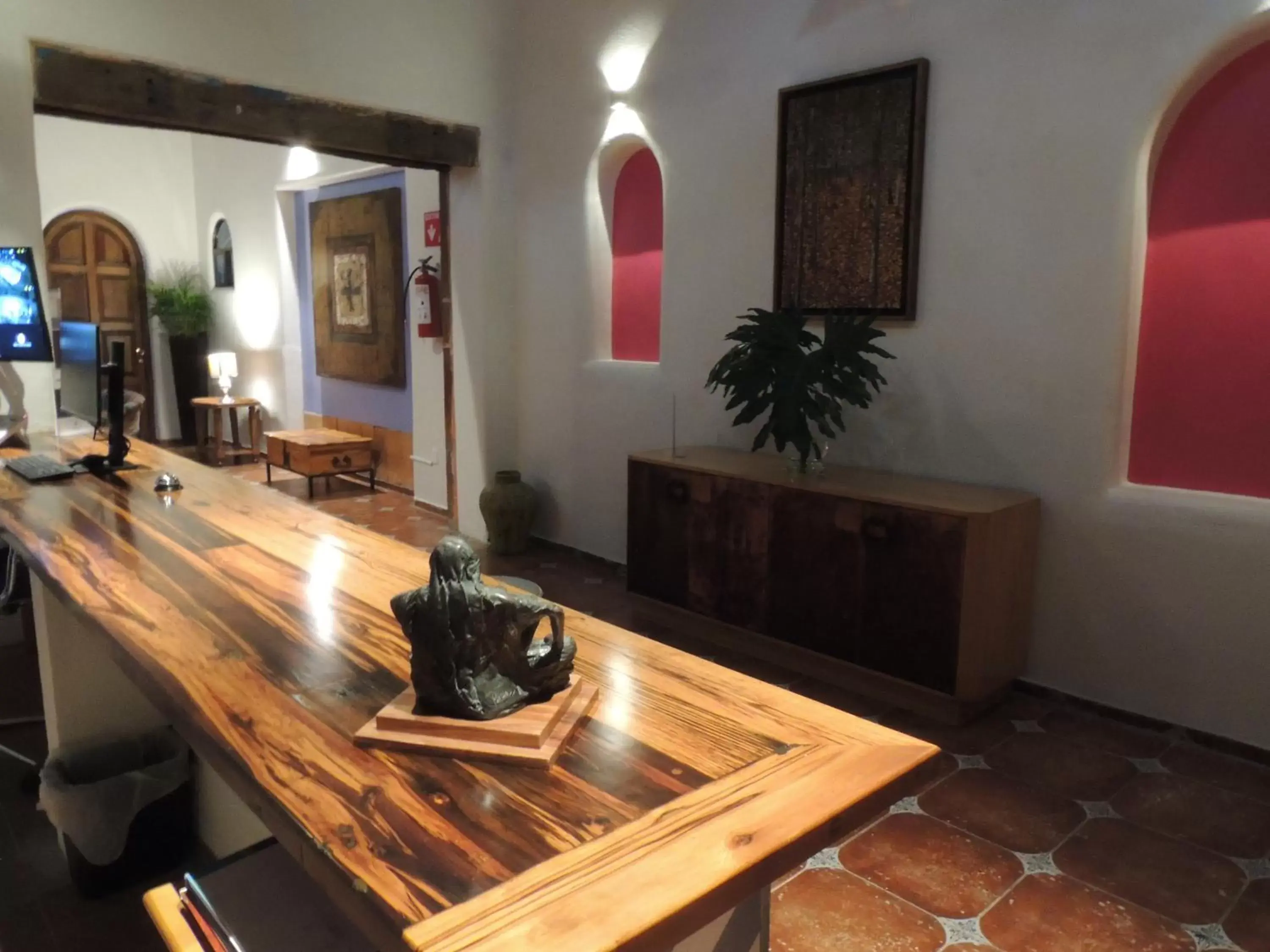 Lobby or reception in Hotel Casa Tequis San Luis Potosi