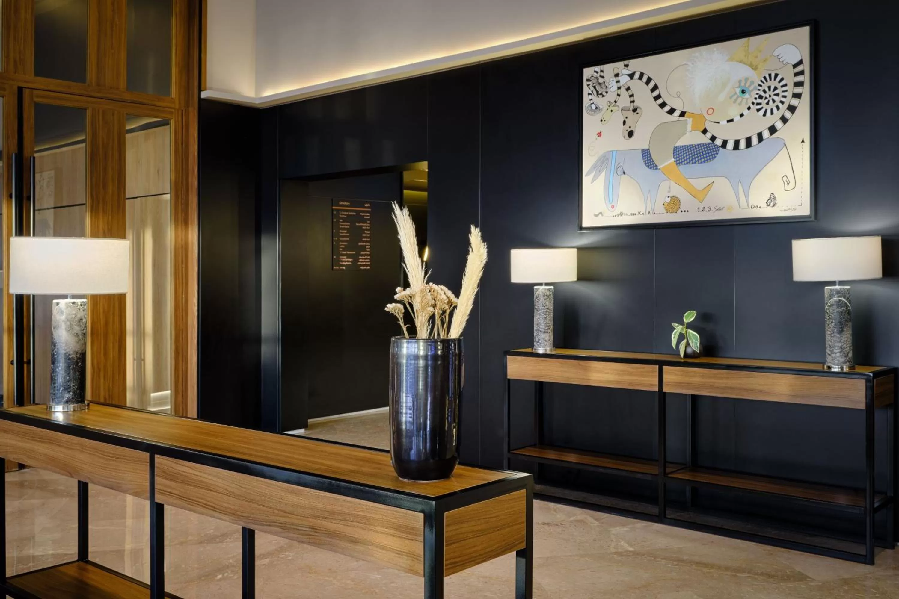 Lobby or reception in Tunis Marriott Hotel