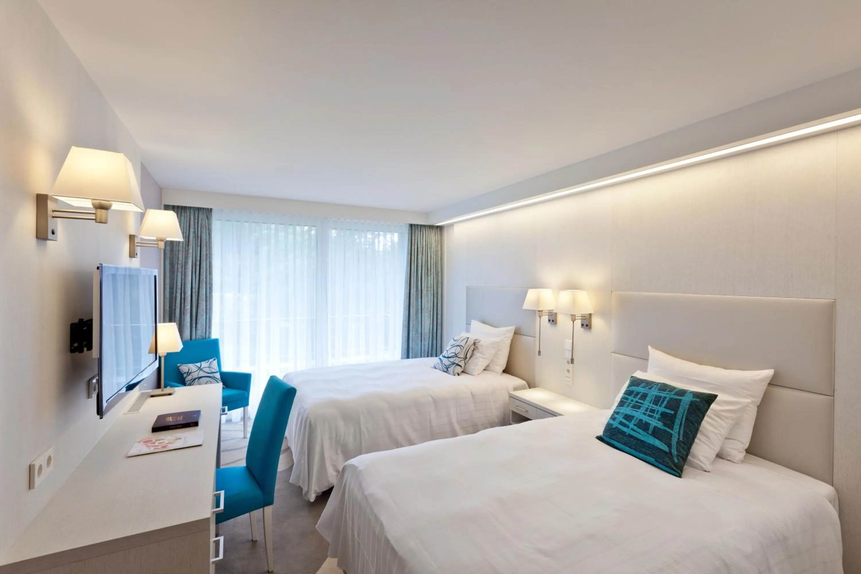 Superior Twin Room with Garden View in Mondorf Parc Hotel & Spa