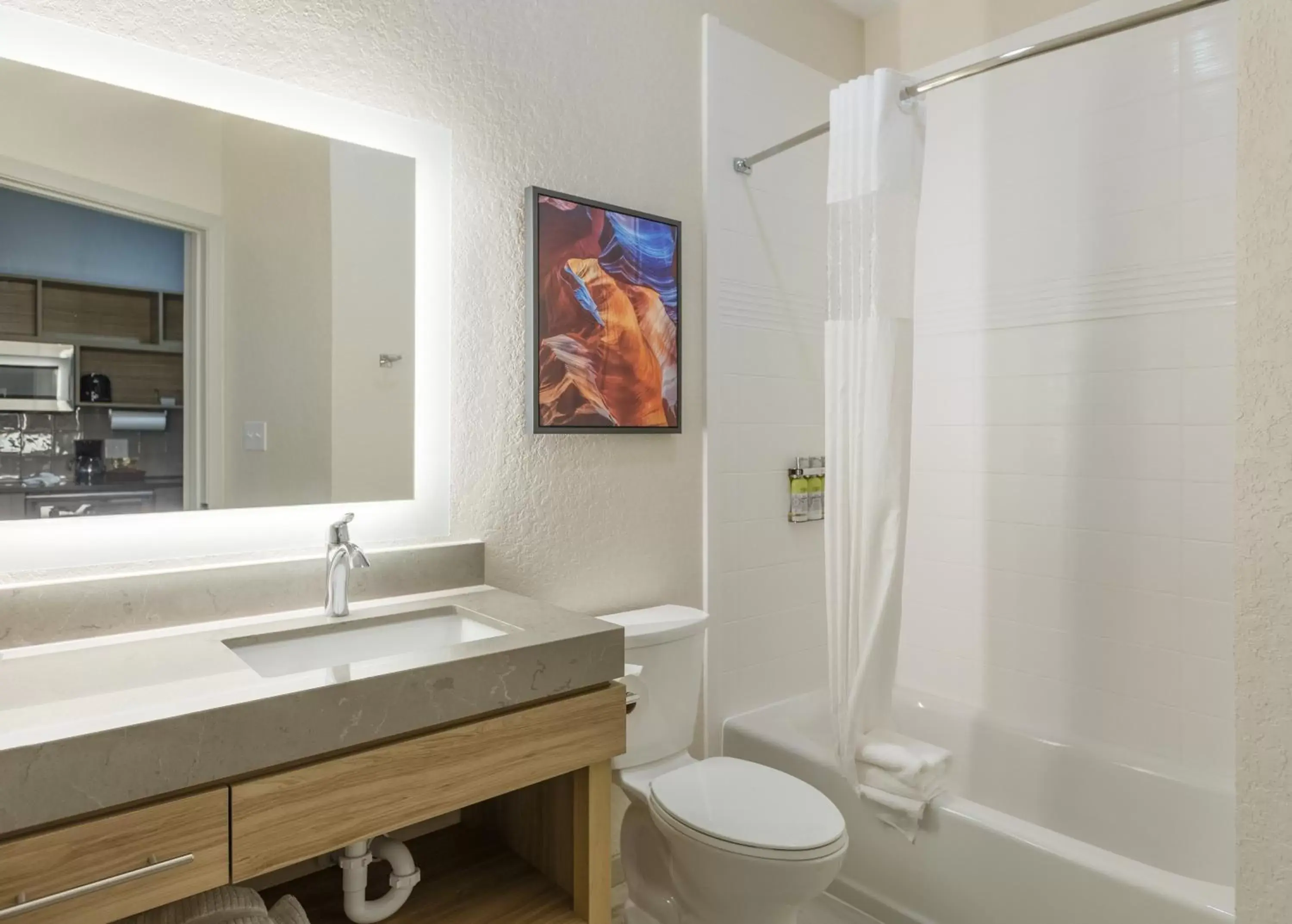 Bathroom in Candlewood Suites - San Antonio - Schertz, an IHG Hotel