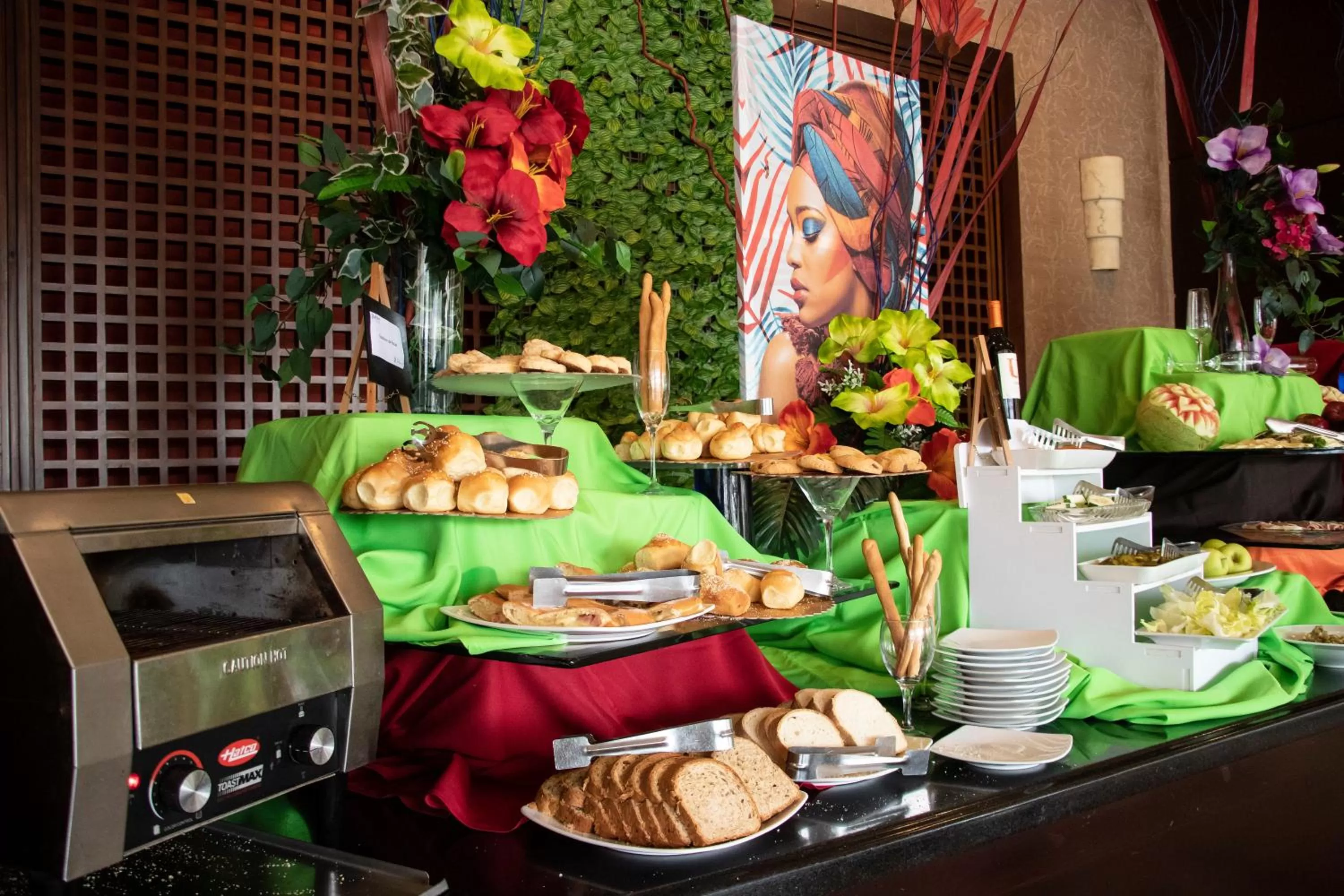 Buffet breakfast in Radisson Colon 2,000 Hotel & Casino