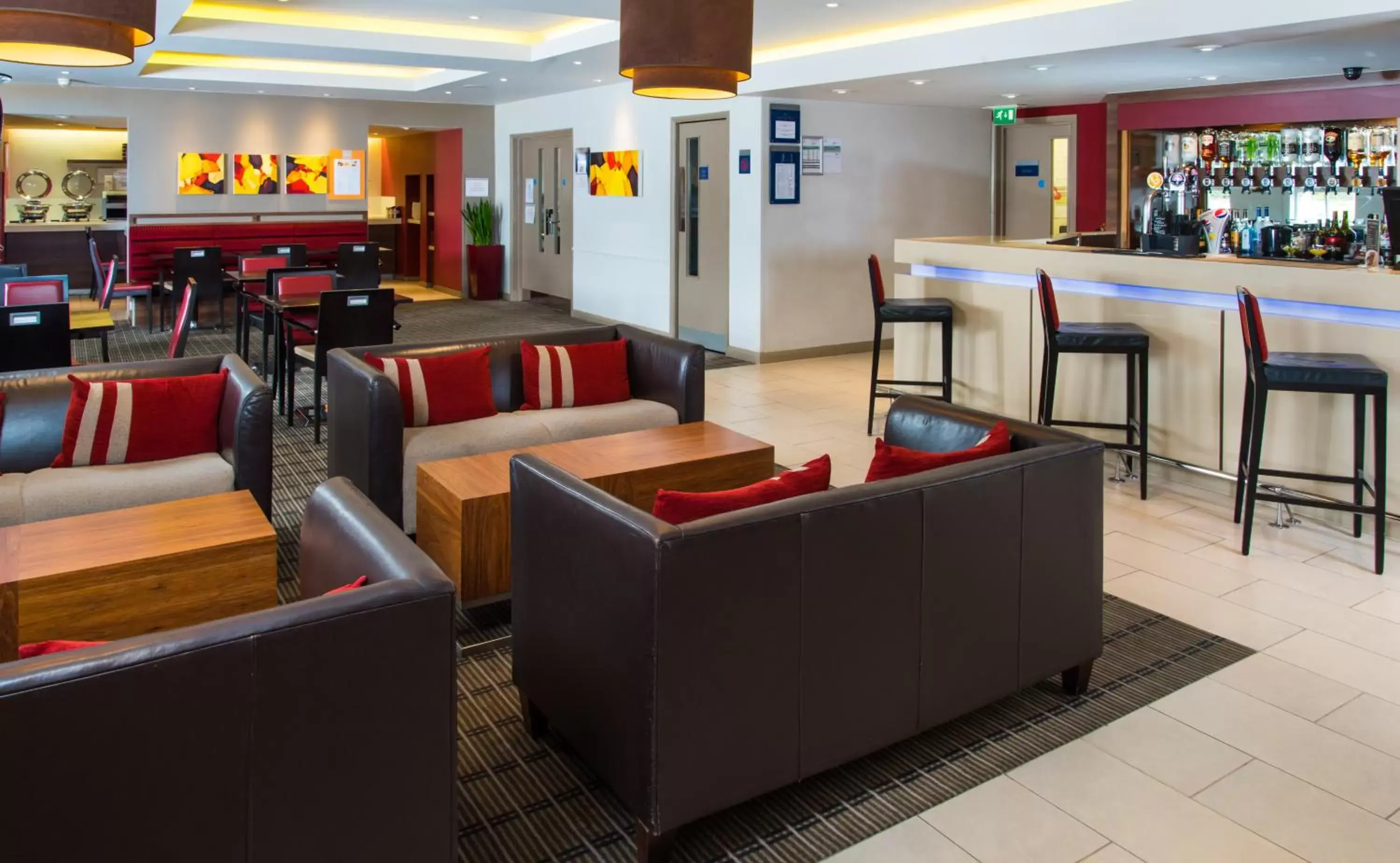 Lounge or bar, Lounge/Bar in Holiday Inn Express Derby Pride Park, an IHG Hotel