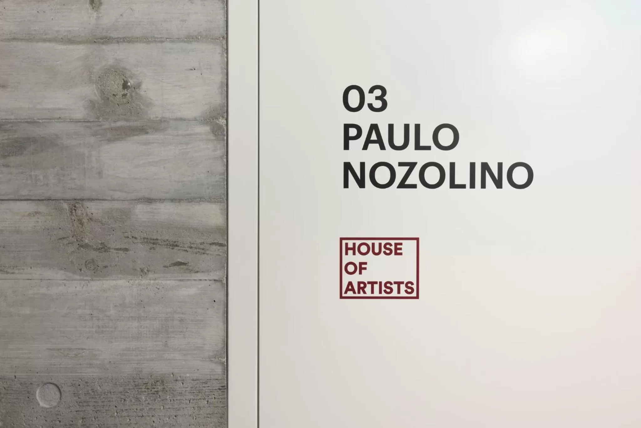 Logo/Certificate/Sign in House of Artists