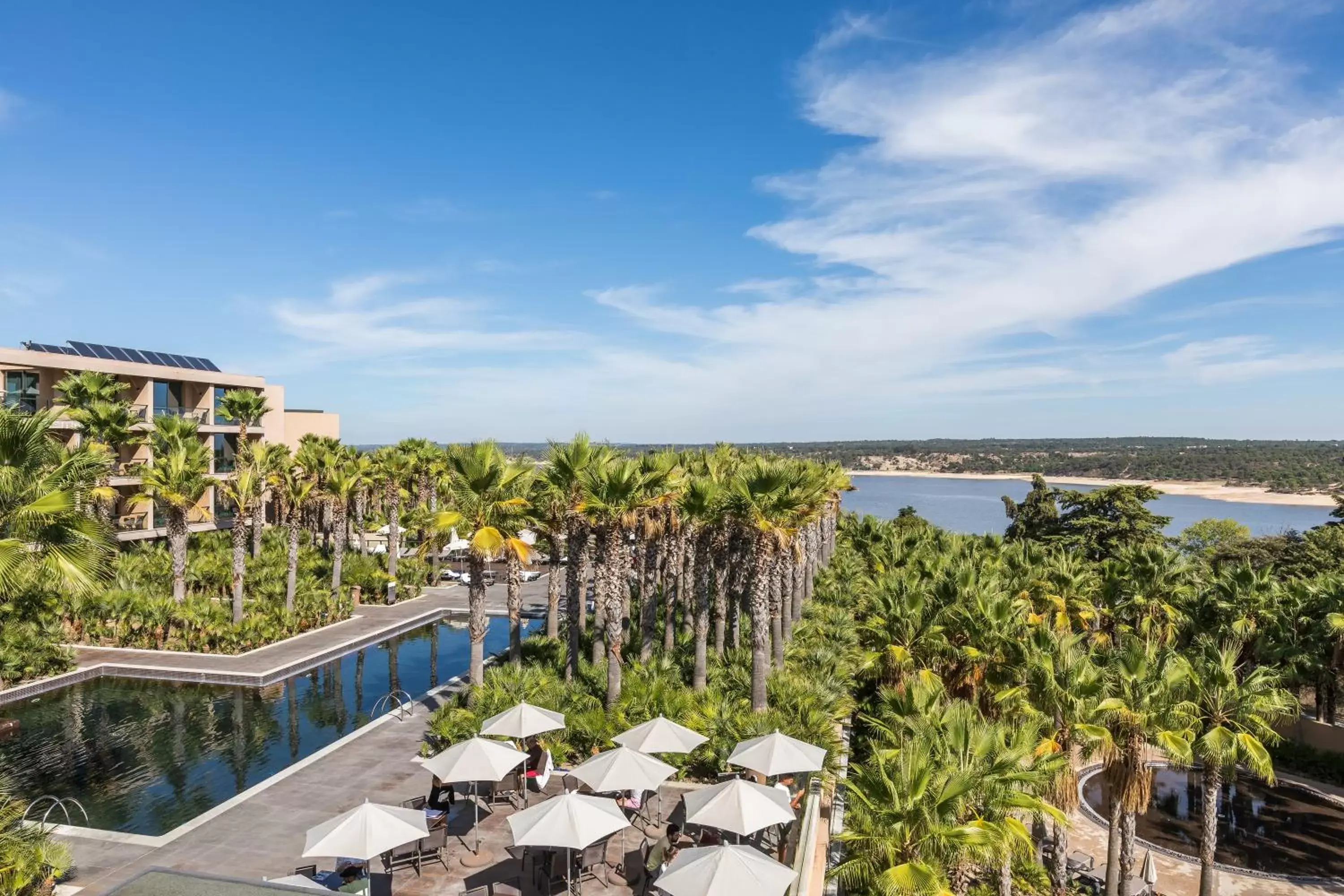 Bird's eye view, Pool View in Lago Montargil & Villas