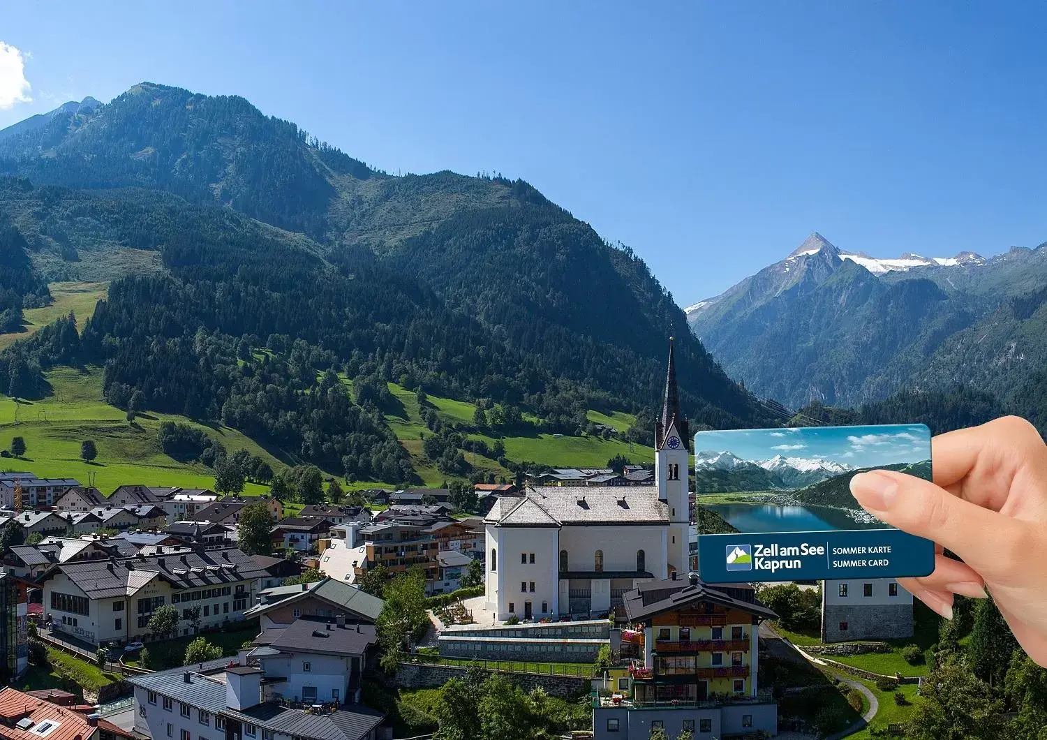 Neighbourhood, Mountain View in Das Alpenhaus Kaprun