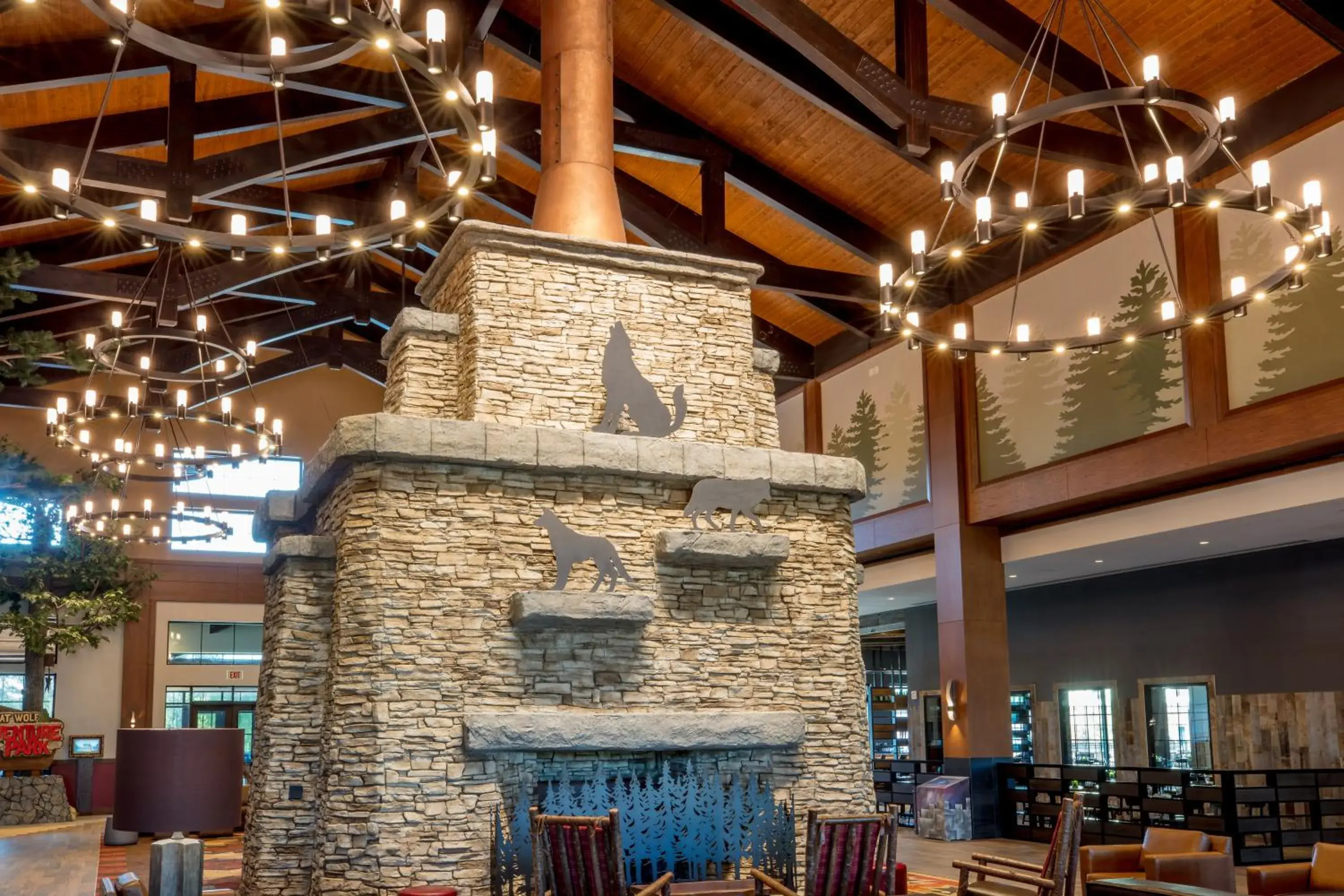 Facade/entrance in GREAT WOLF LODGE - ATLANTA LAGRANGE GA