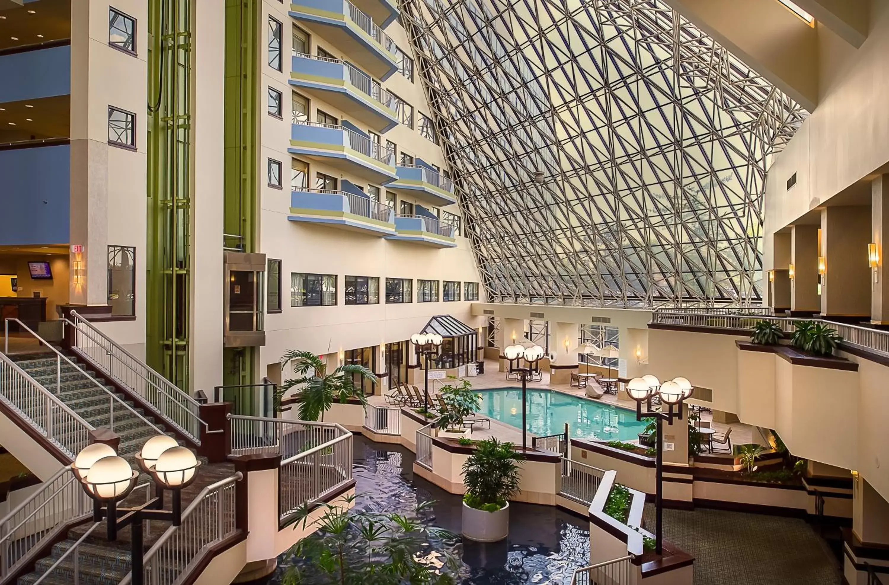 Swimming pool in Crowne Plaza Hotel St. Louis Airport, an IHG Hotel