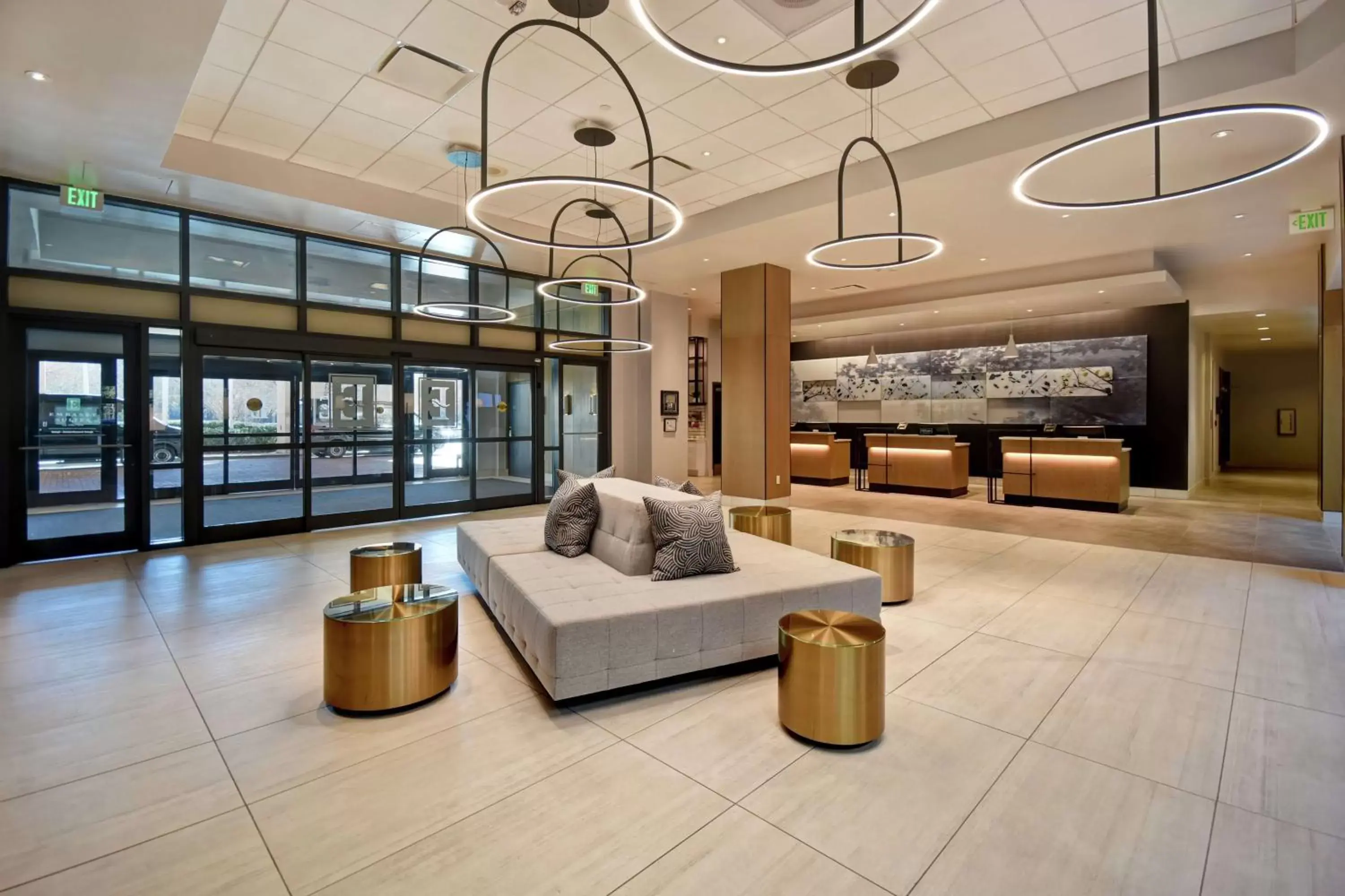 Lobby or reception, Lobby/Reception in Embassy Suites by Hilton Raleigh Durham Research Triangle