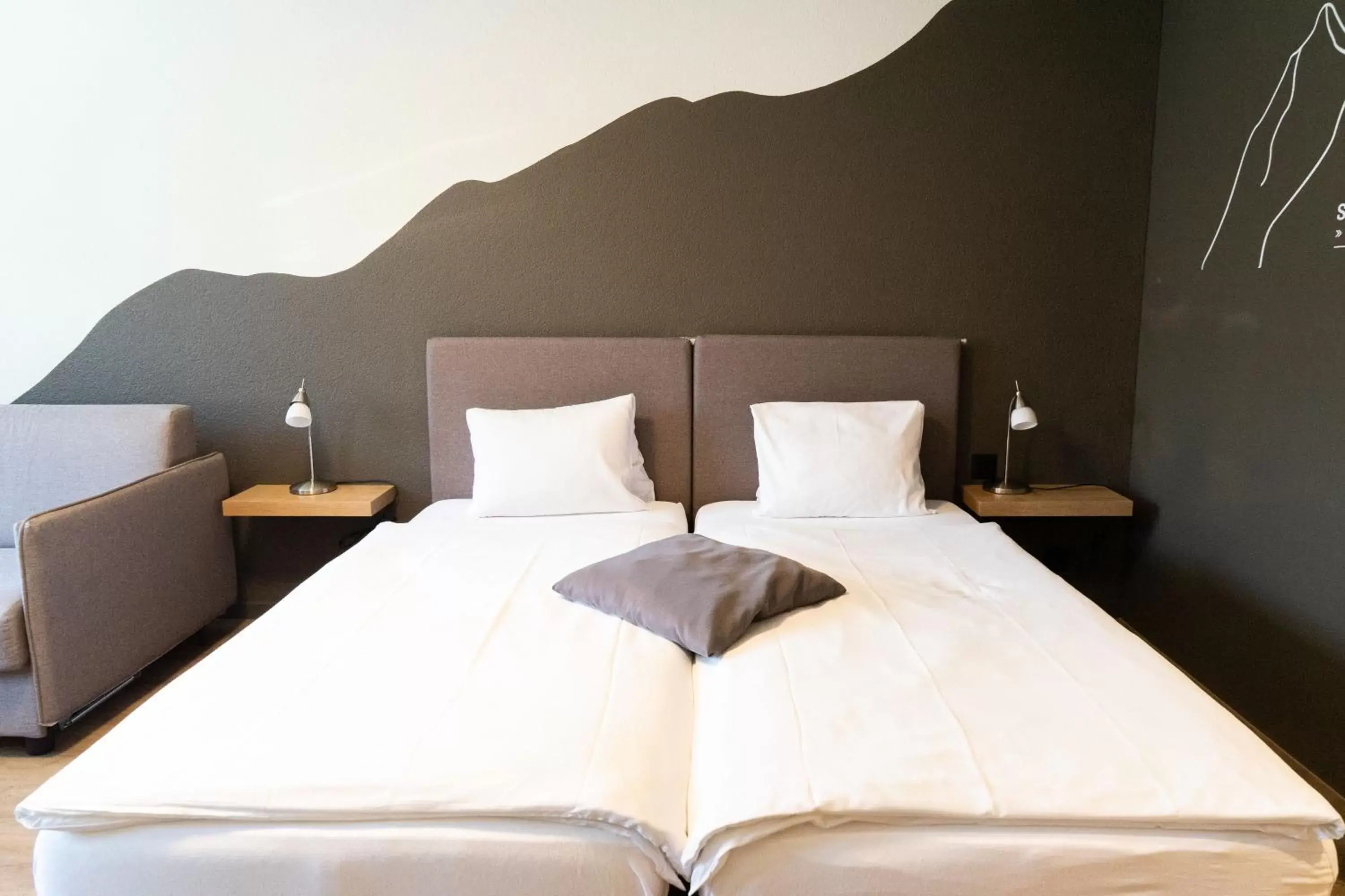 Bed in Tailormade Hotel STANS SÜD Bed in Tailormade Hotel STANS SÜD