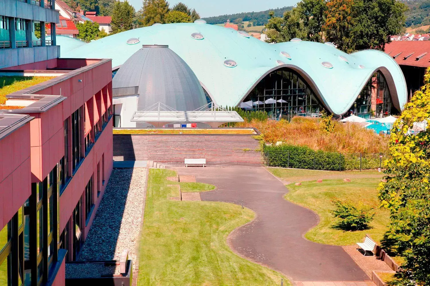 Property building in Hotel an der Therme