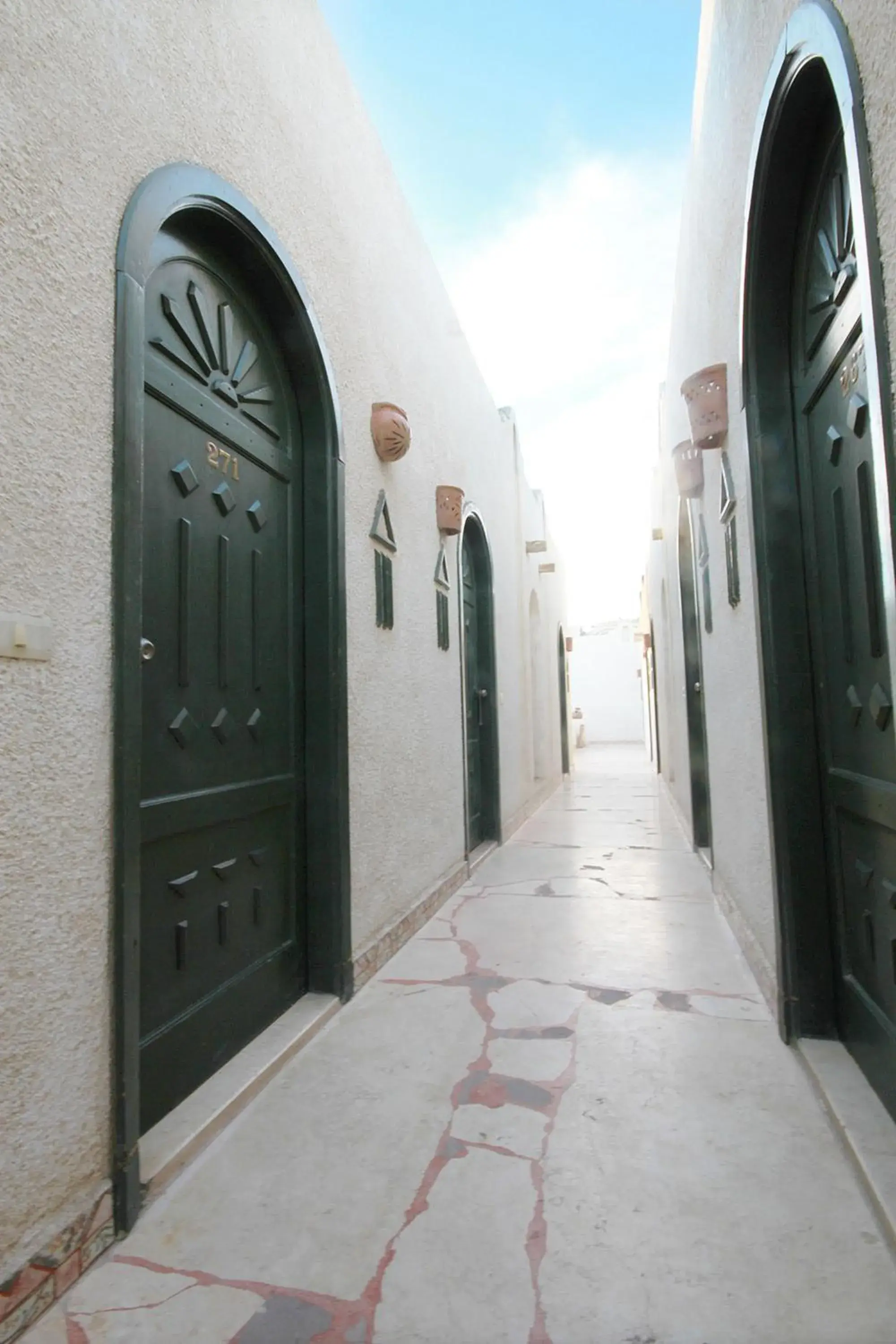 Property building in Amar Sina Boutique Egyptian Village