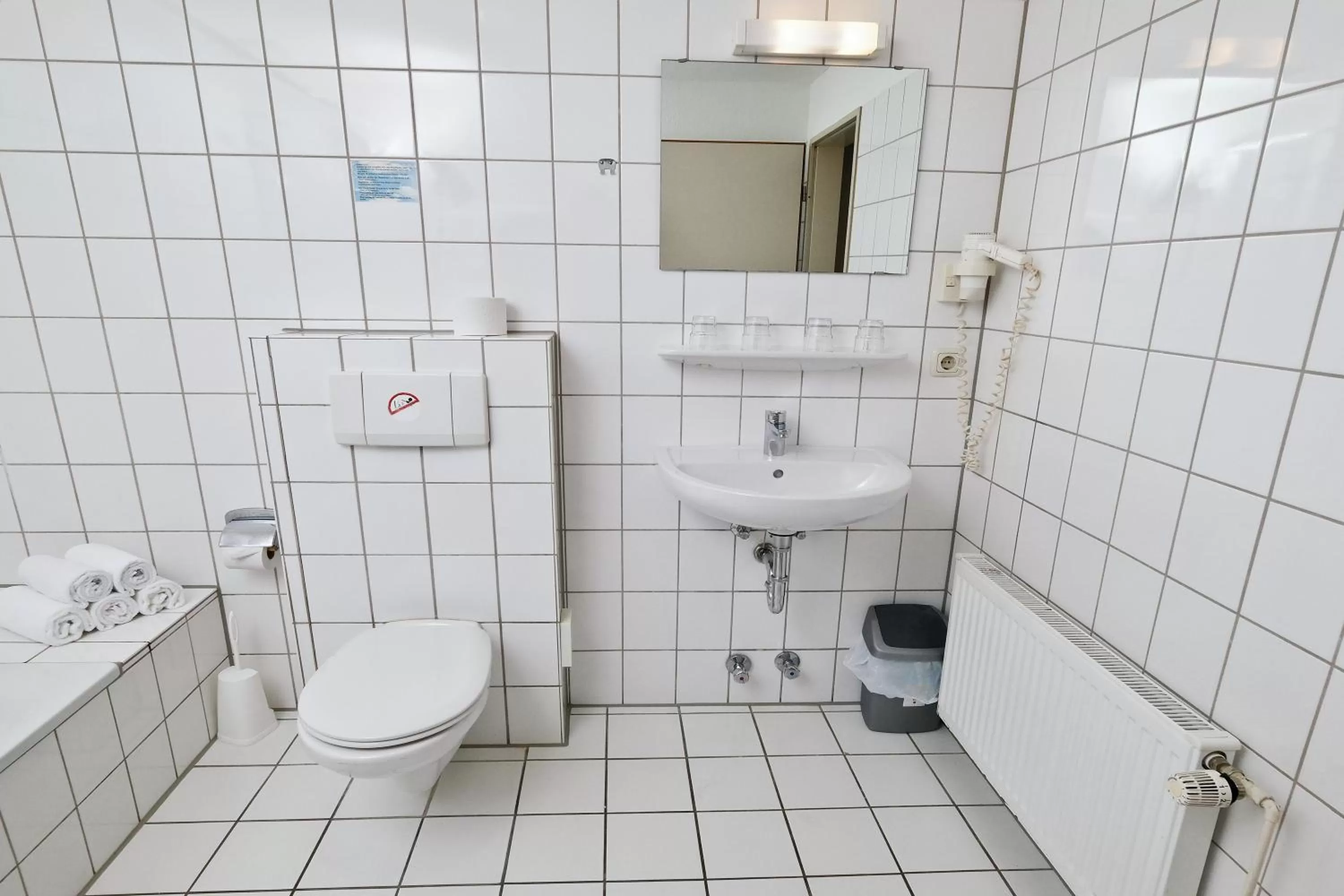 Bathroom in Apart Hotel Sehnde