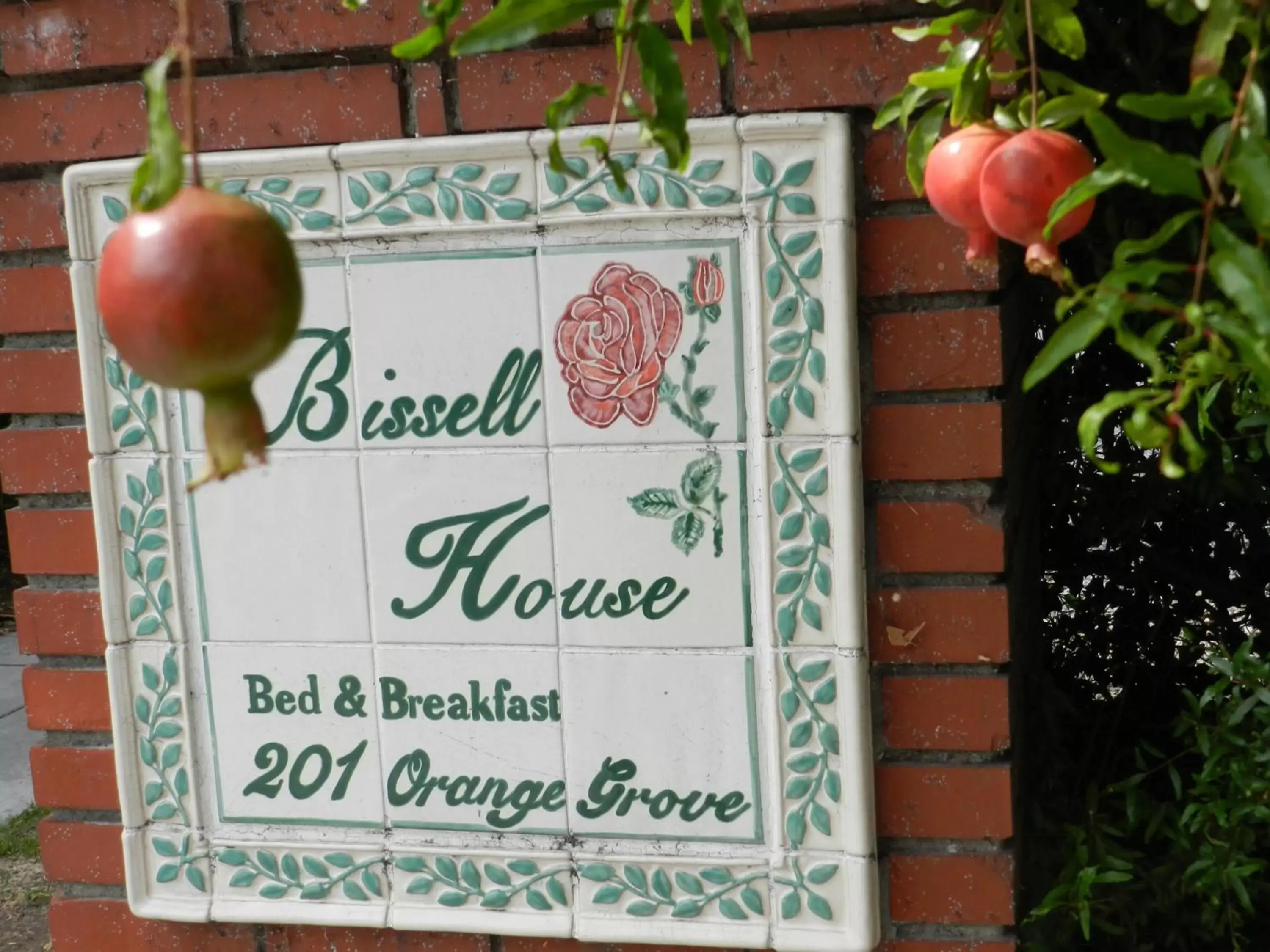 Decorative detail, Property Logo/Sign in The Bissell House Bed & Breakfast