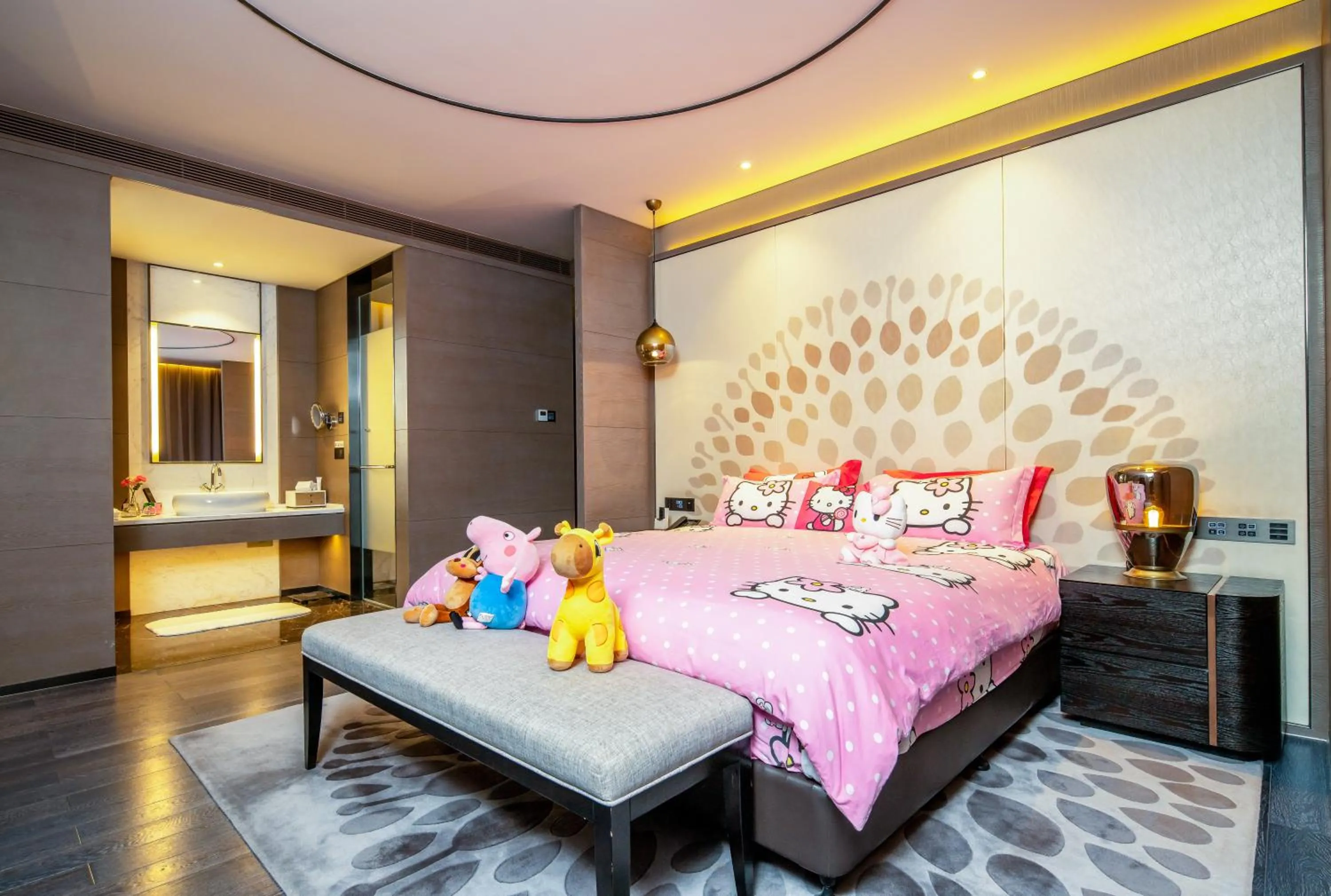 Bed in Cachet Boutique Kunming Artime 昆明彩云里凯世精品酒店