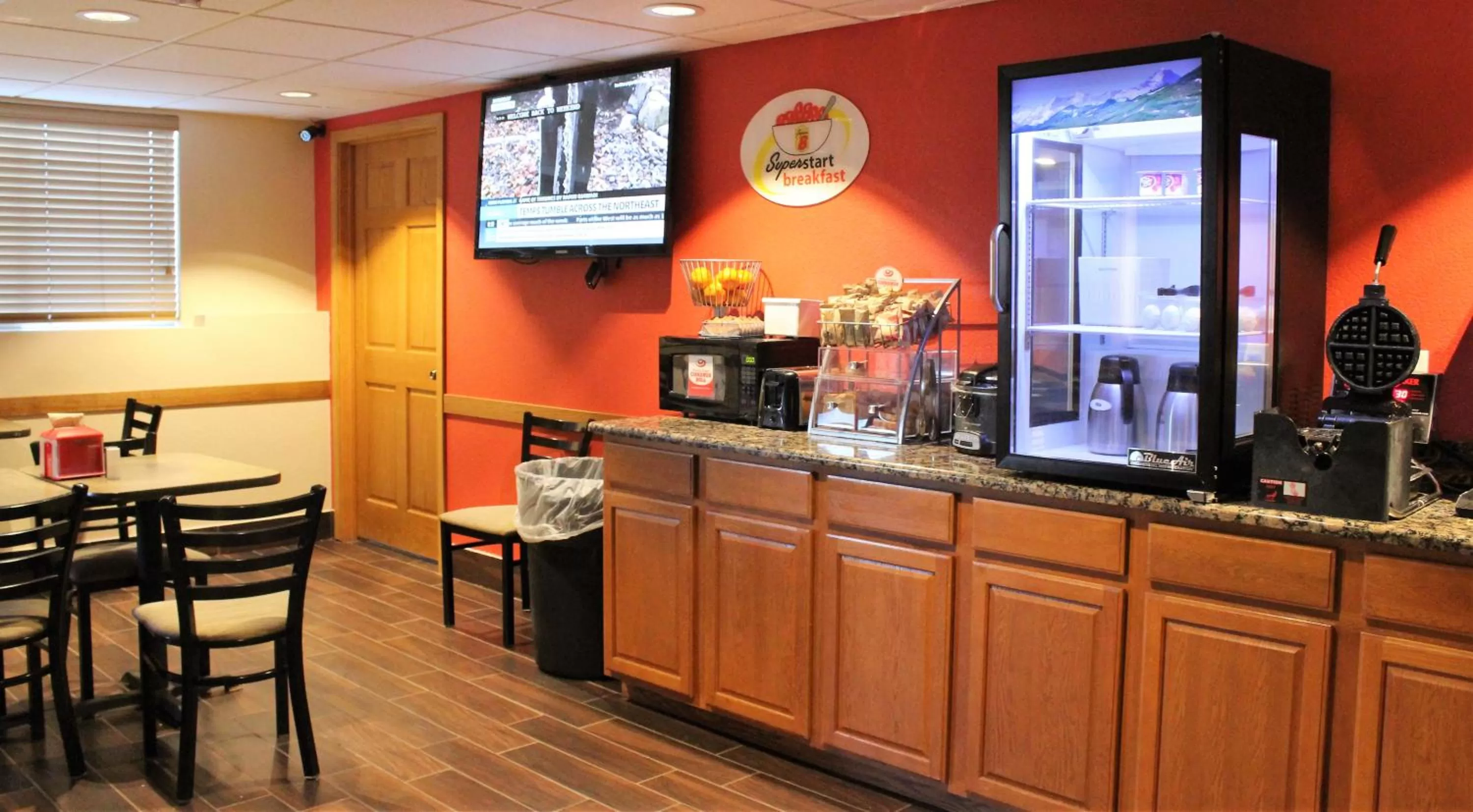 Continental breakfast in Super 8 by Wyndham Kearney