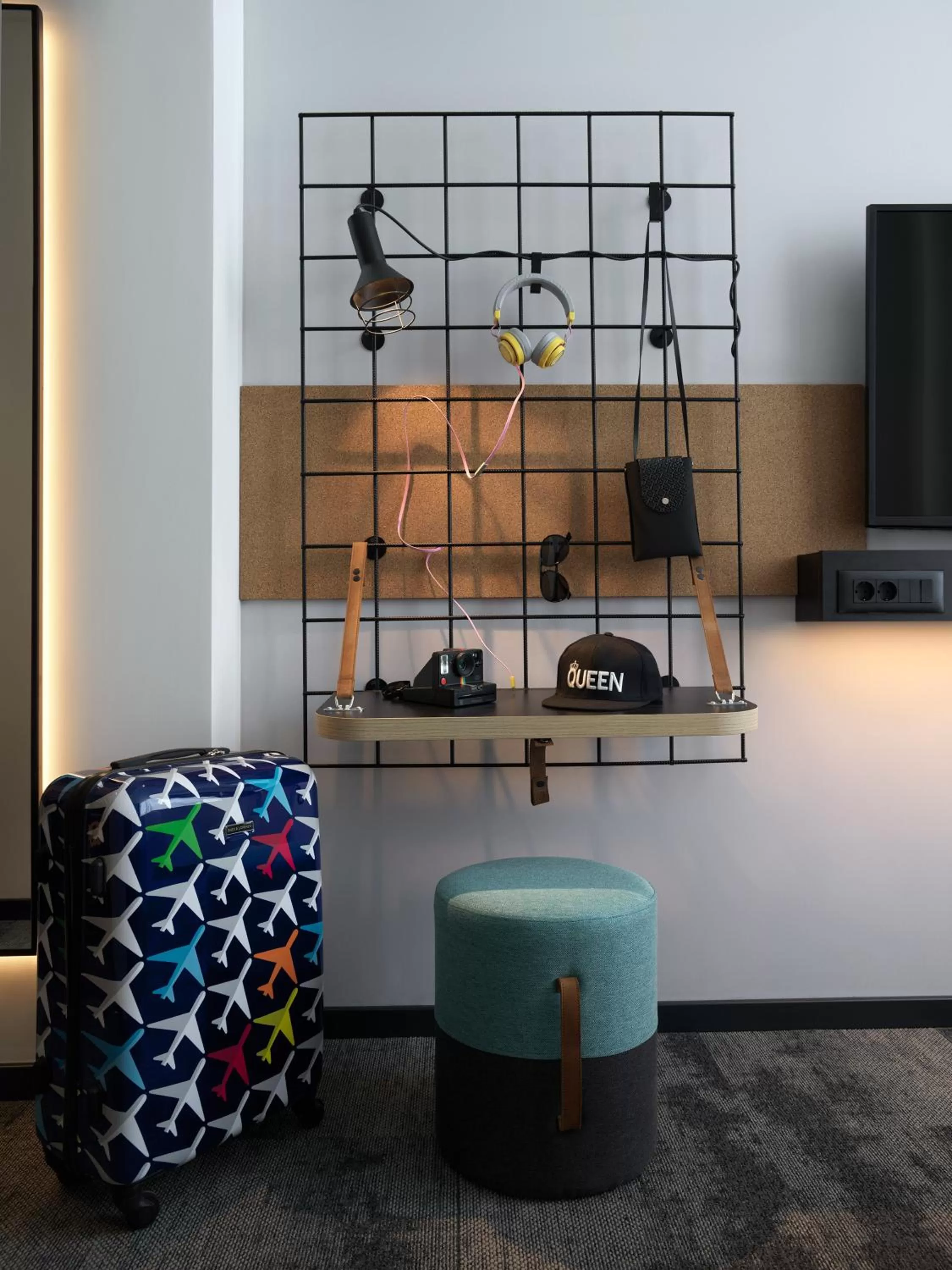 Decorative detail in Moxy Belgrade