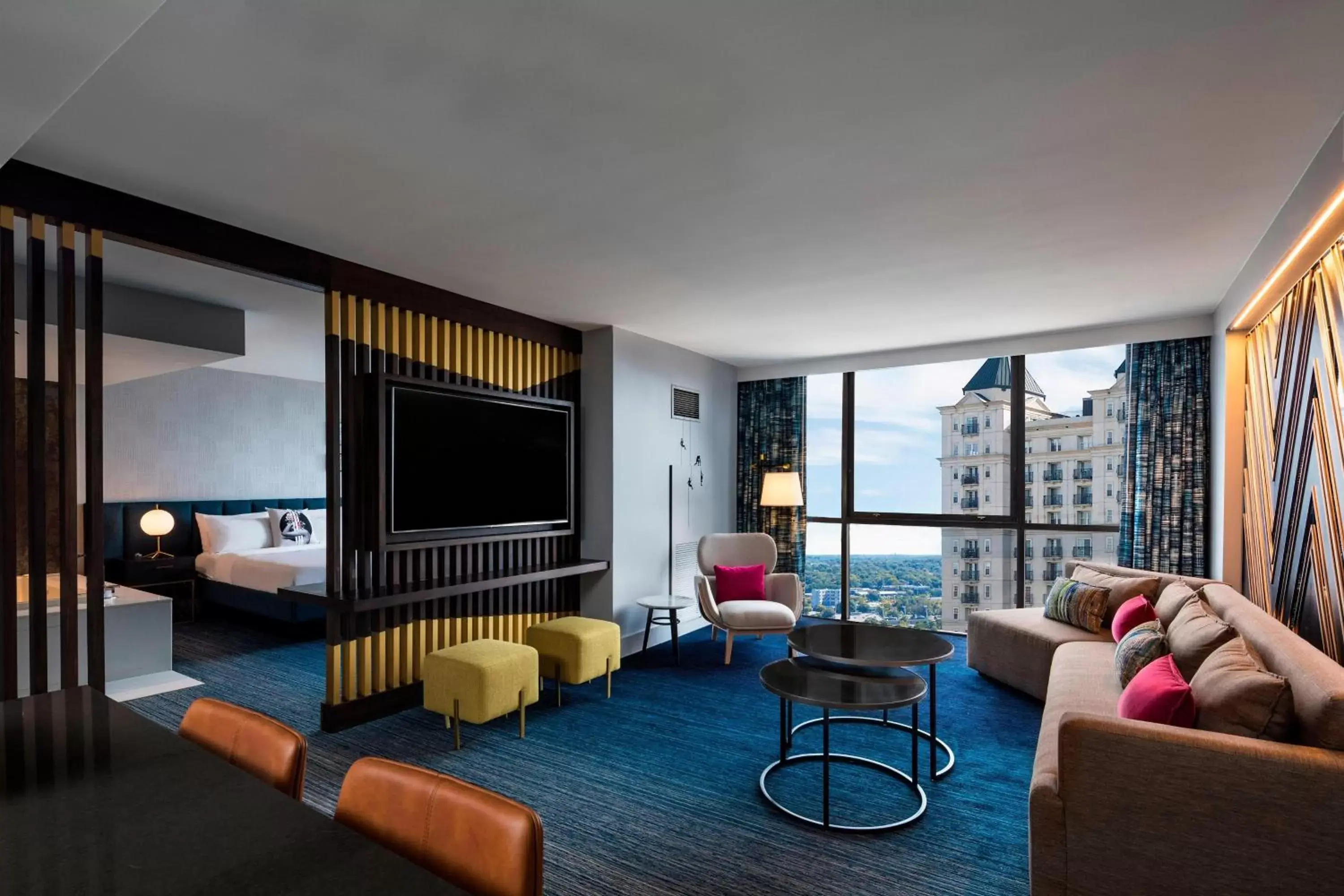 TV and multimedia, Seating Area in The Starling Atlanta Midtown, Curio Collection by Hilton