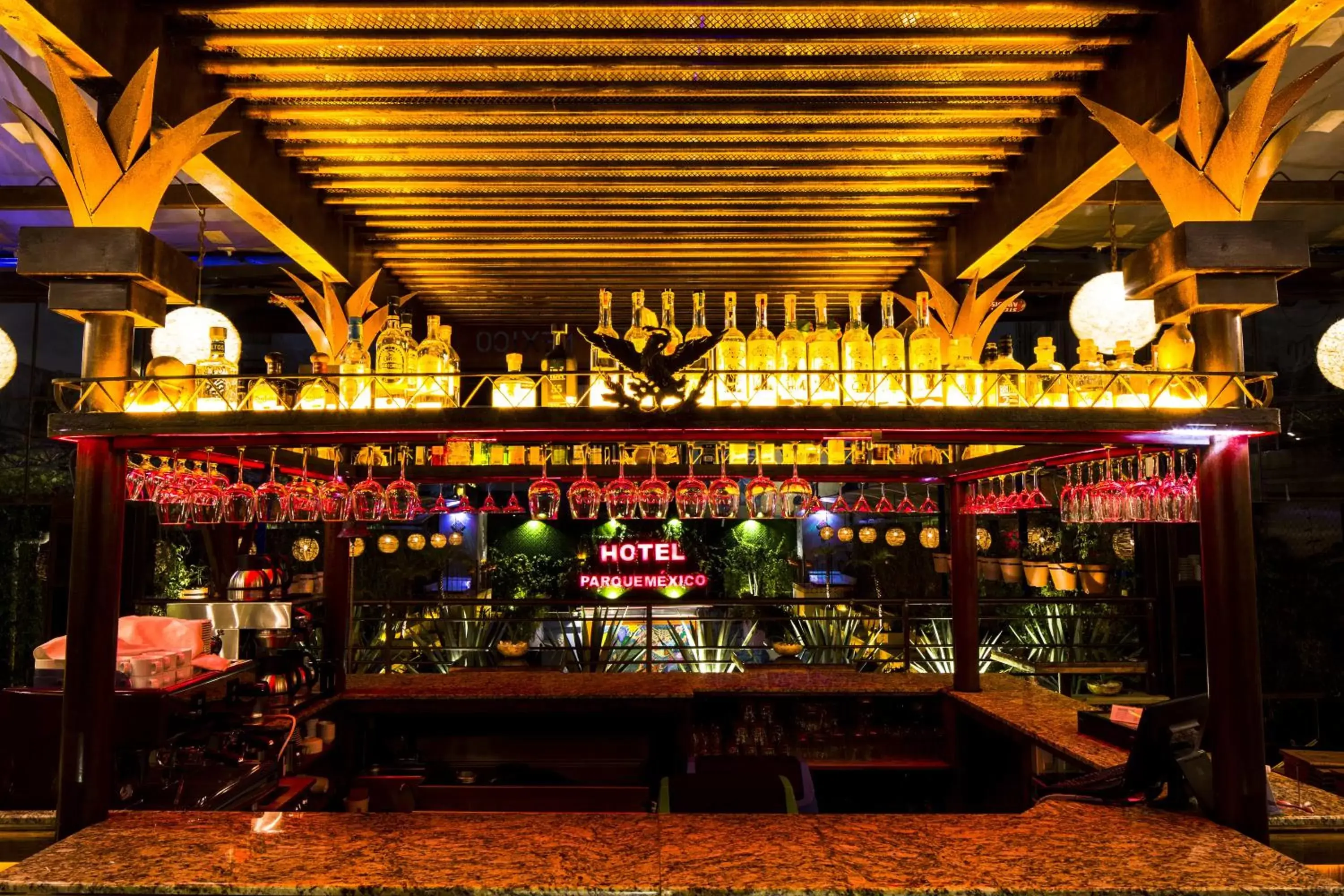 Lounge or bar in Hotel Parque México Boutique