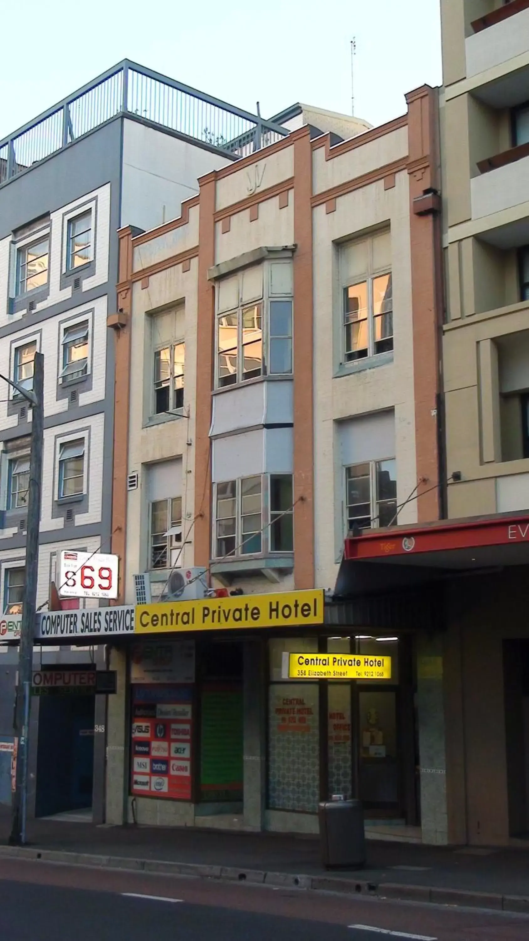 Facade/entrance, Property Building in Central Private Hotel