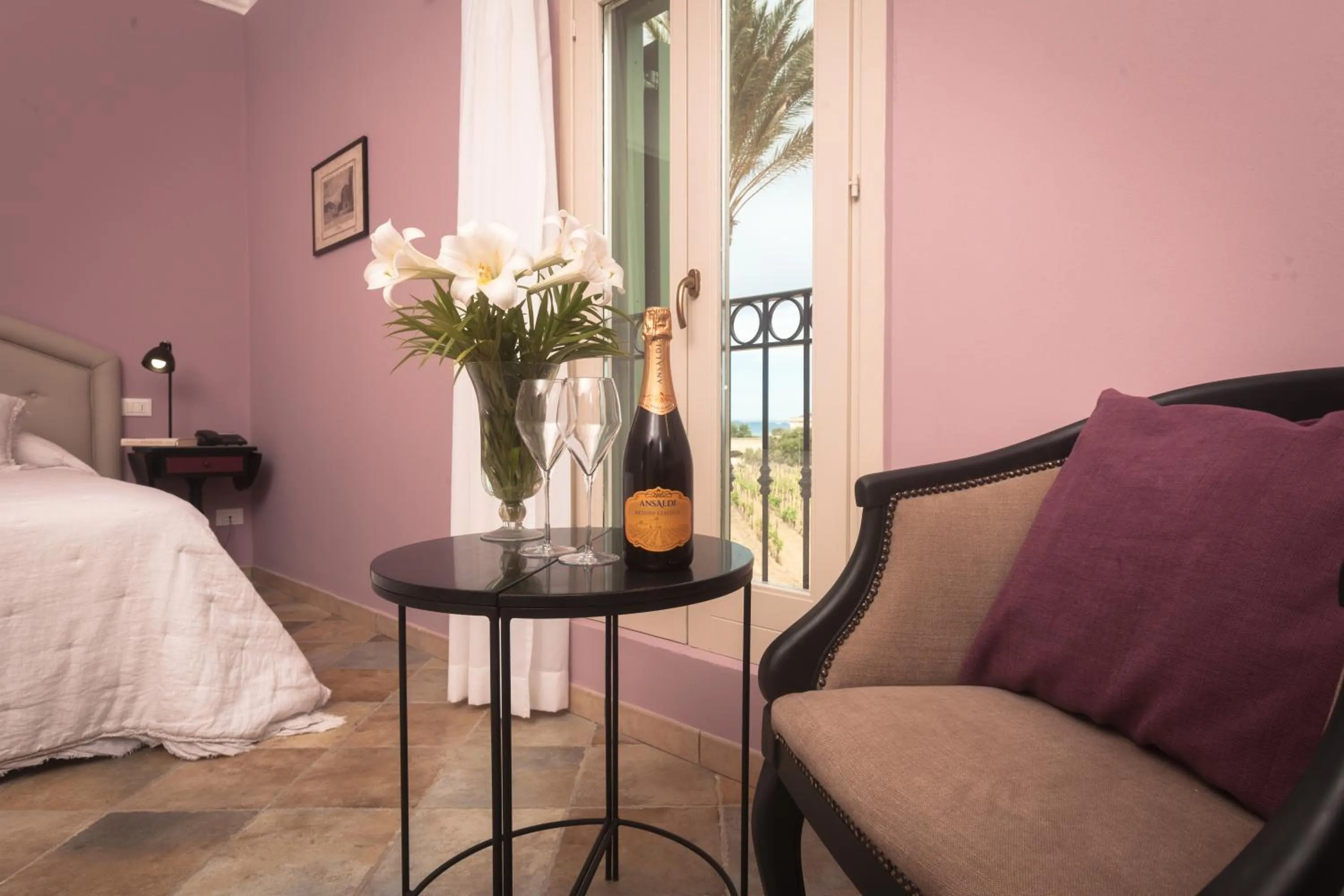 Bedroom, Bed in Agriturismo Baglio Donnafranca Wine Resort