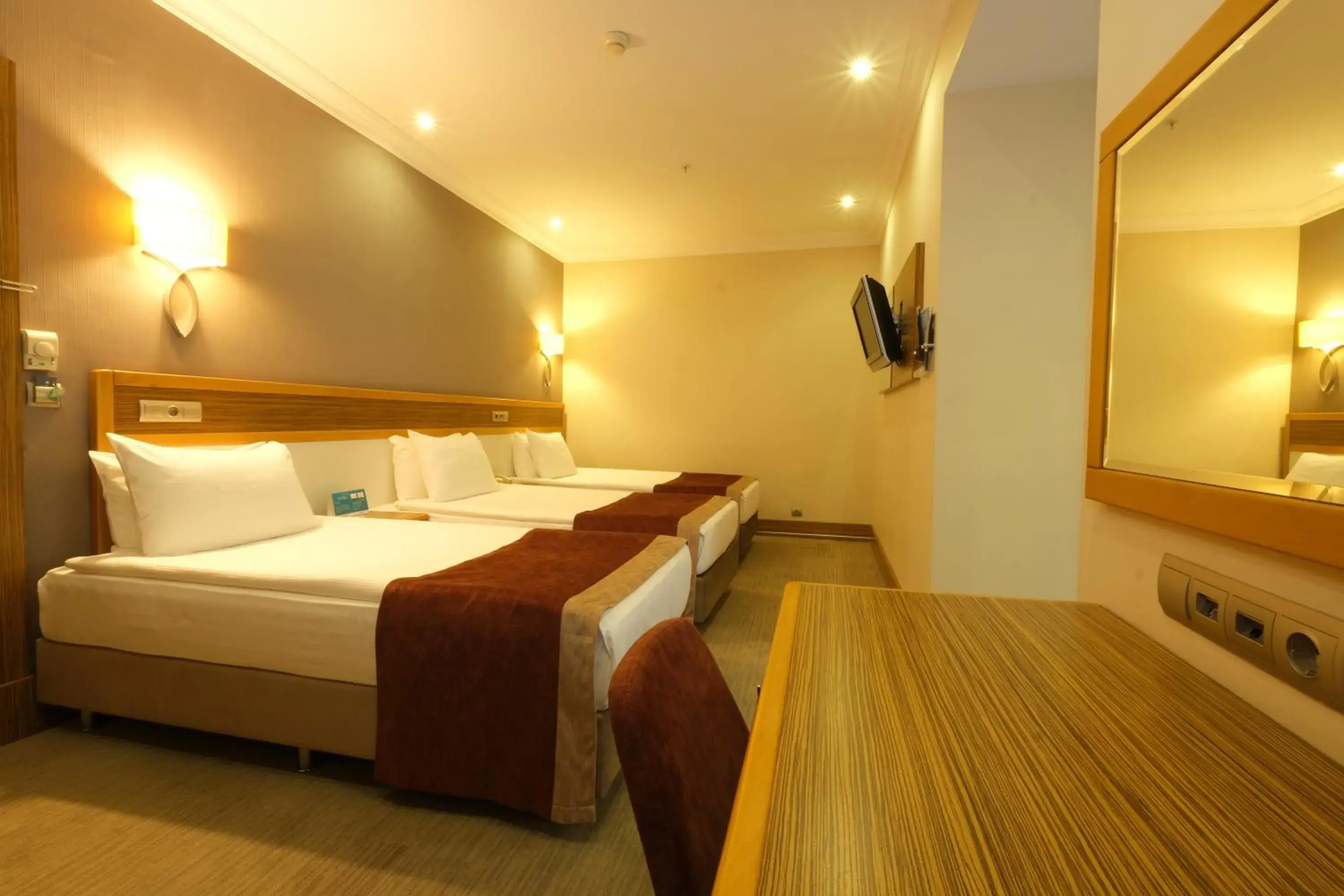 Bed in Euro Park Hotel Bursa