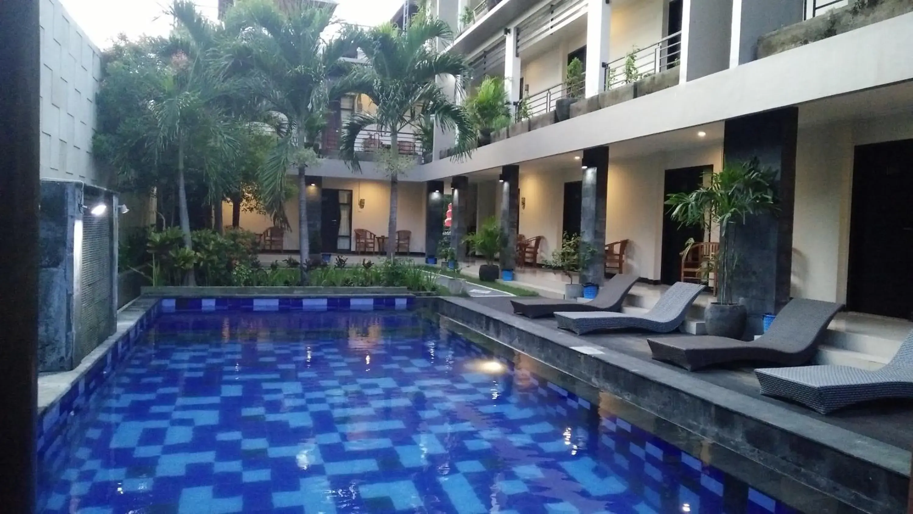 Pool view, Swimming Pool in Mansu Hotel and Spa Legian