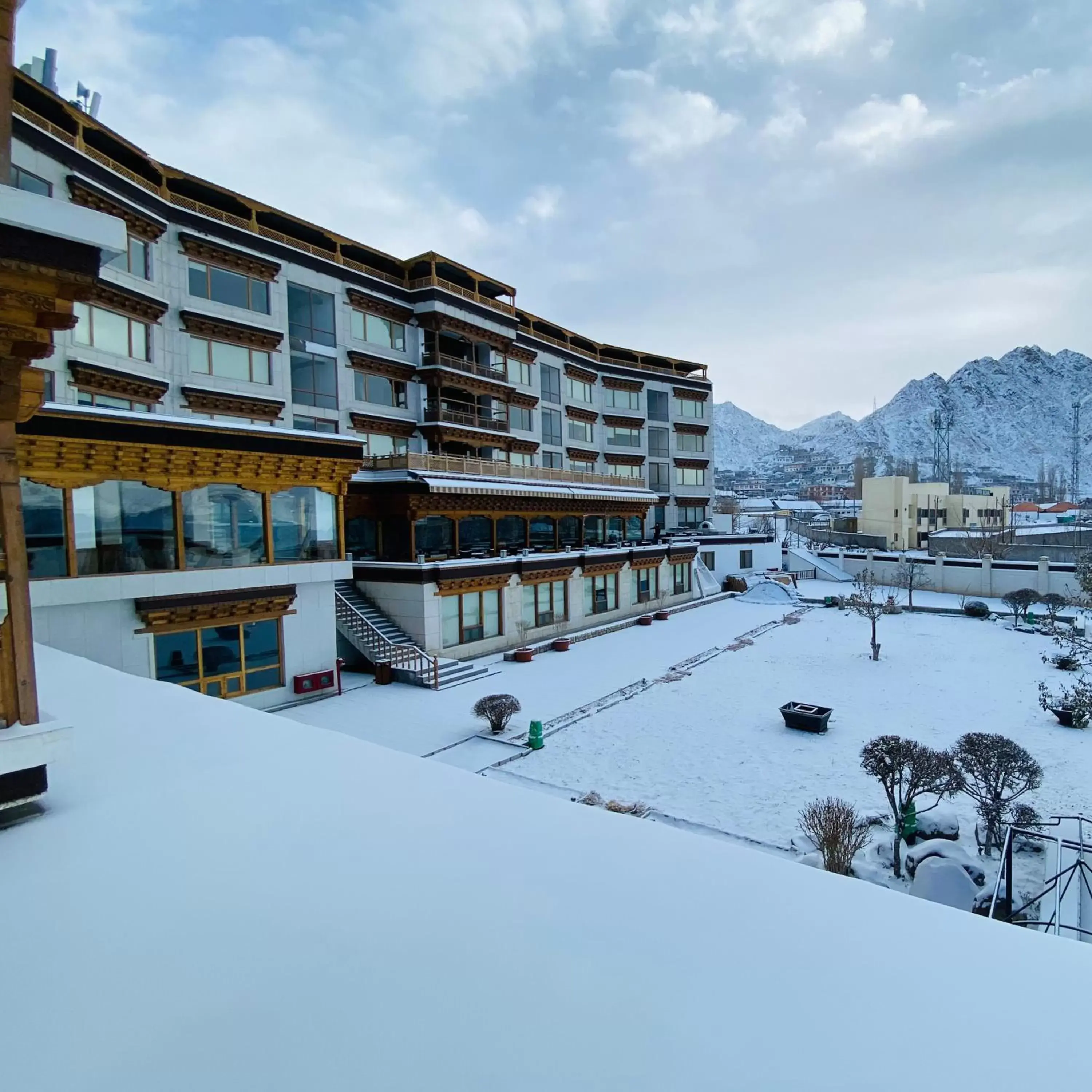 Property building, Winter in The Grand Dragon Ladakh