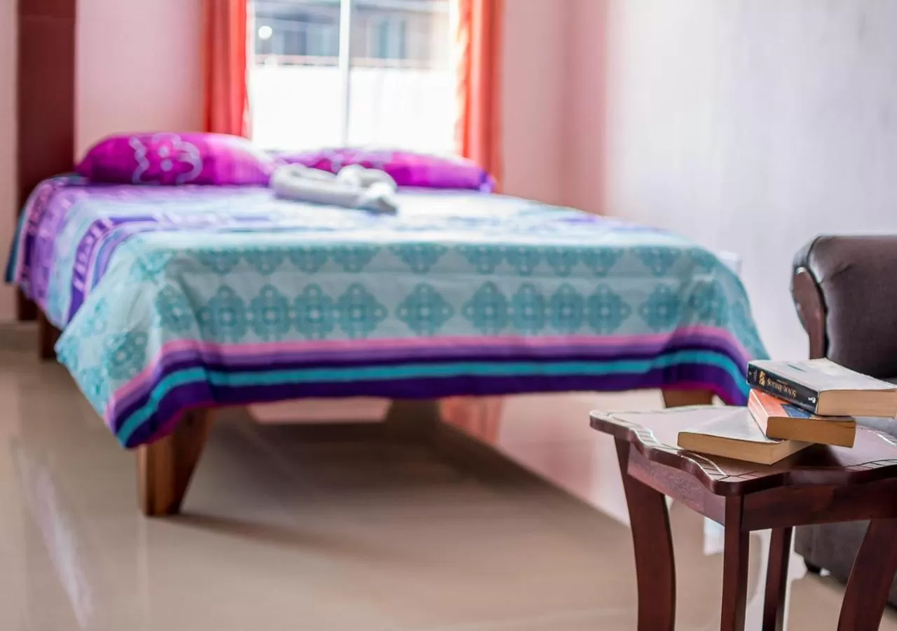 Bedroom, Bed in Hotel La Cascada