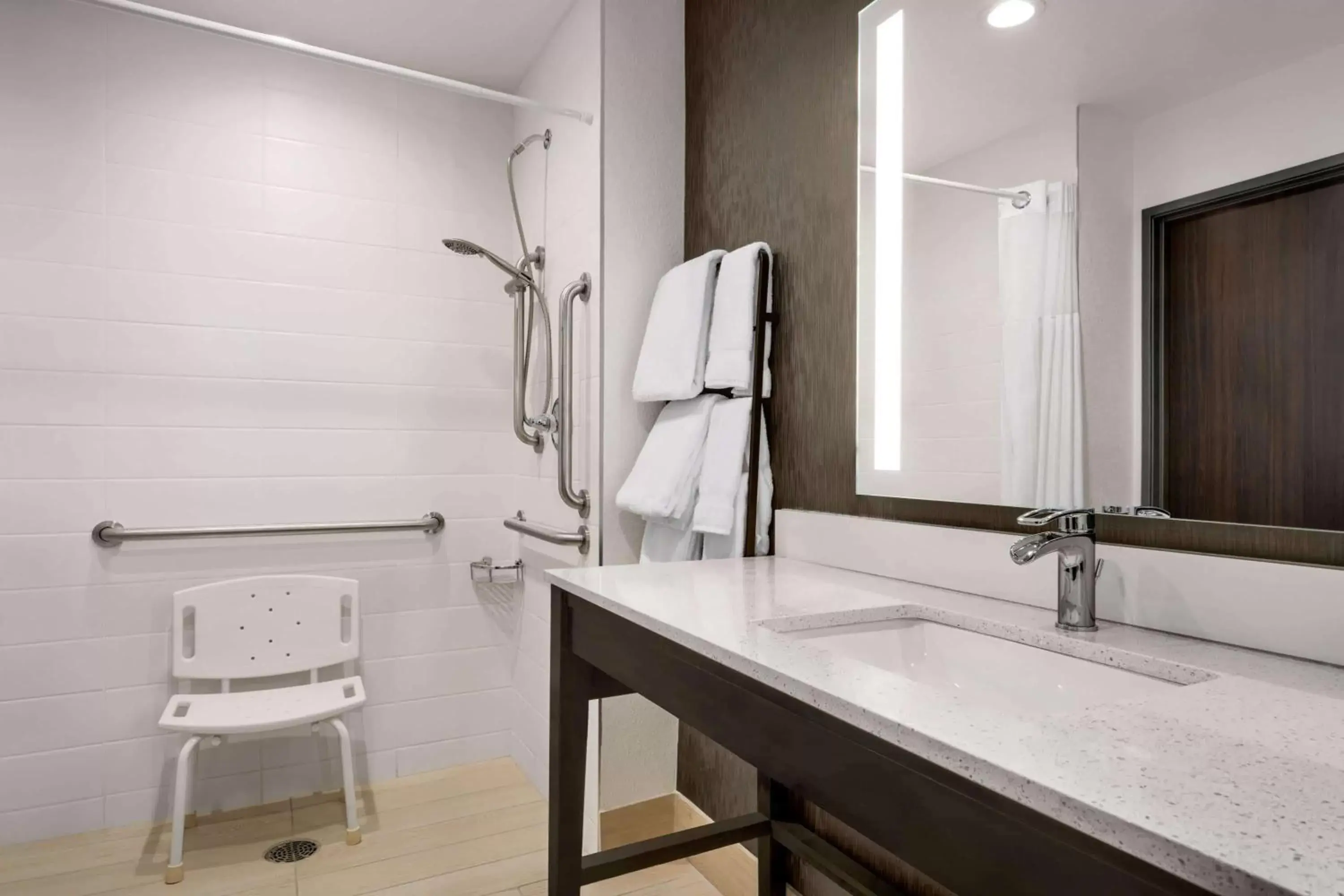 Shower, Bathroom in La Quinta Inn & Suites by Wyndham Denver Parker