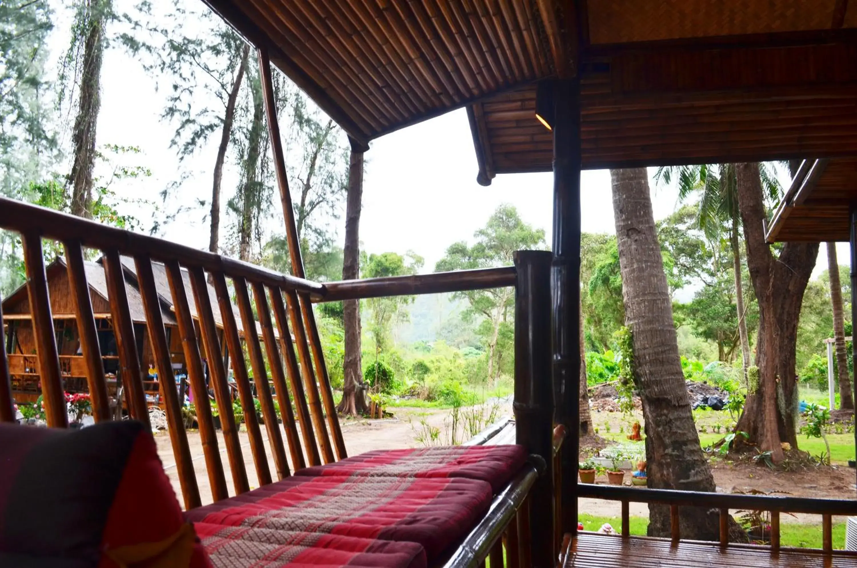 Balcony/Terrace in Eco Lanta Hideaway Beach Resort