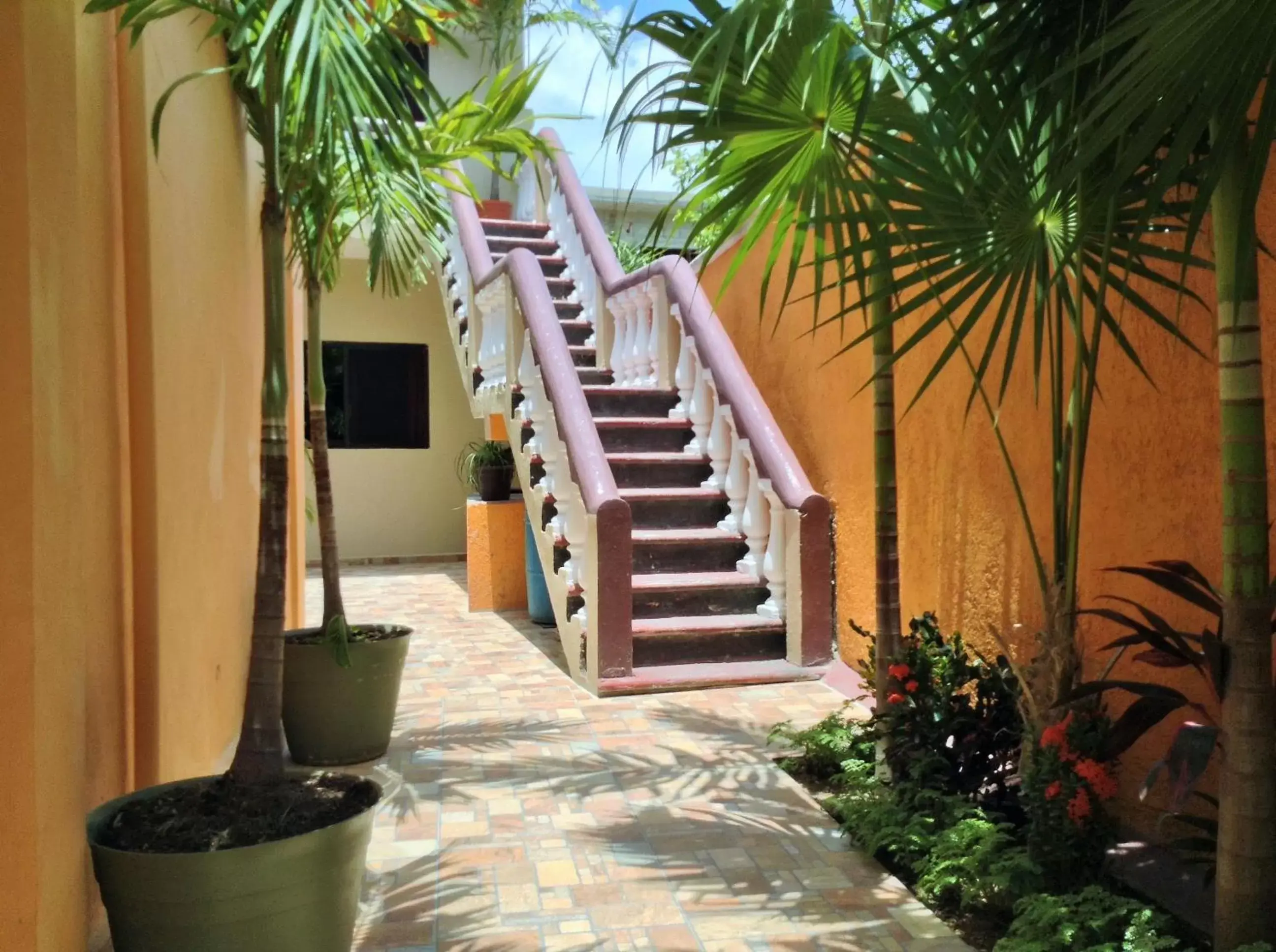 Patio in Posada Malix Pek