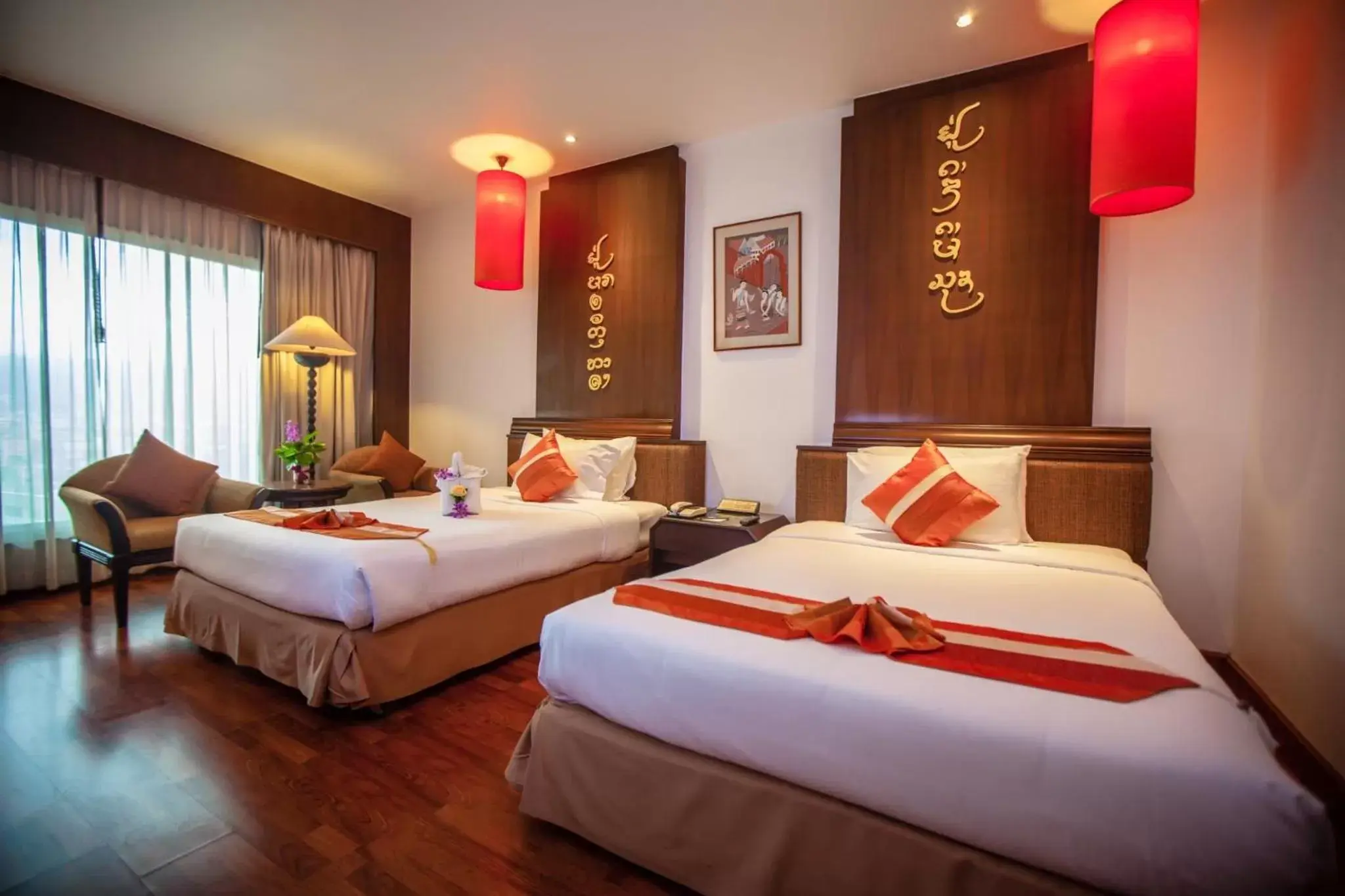 Bed in Chiangmai Grandview Hotel & Convention Center - SHA Extra Plus