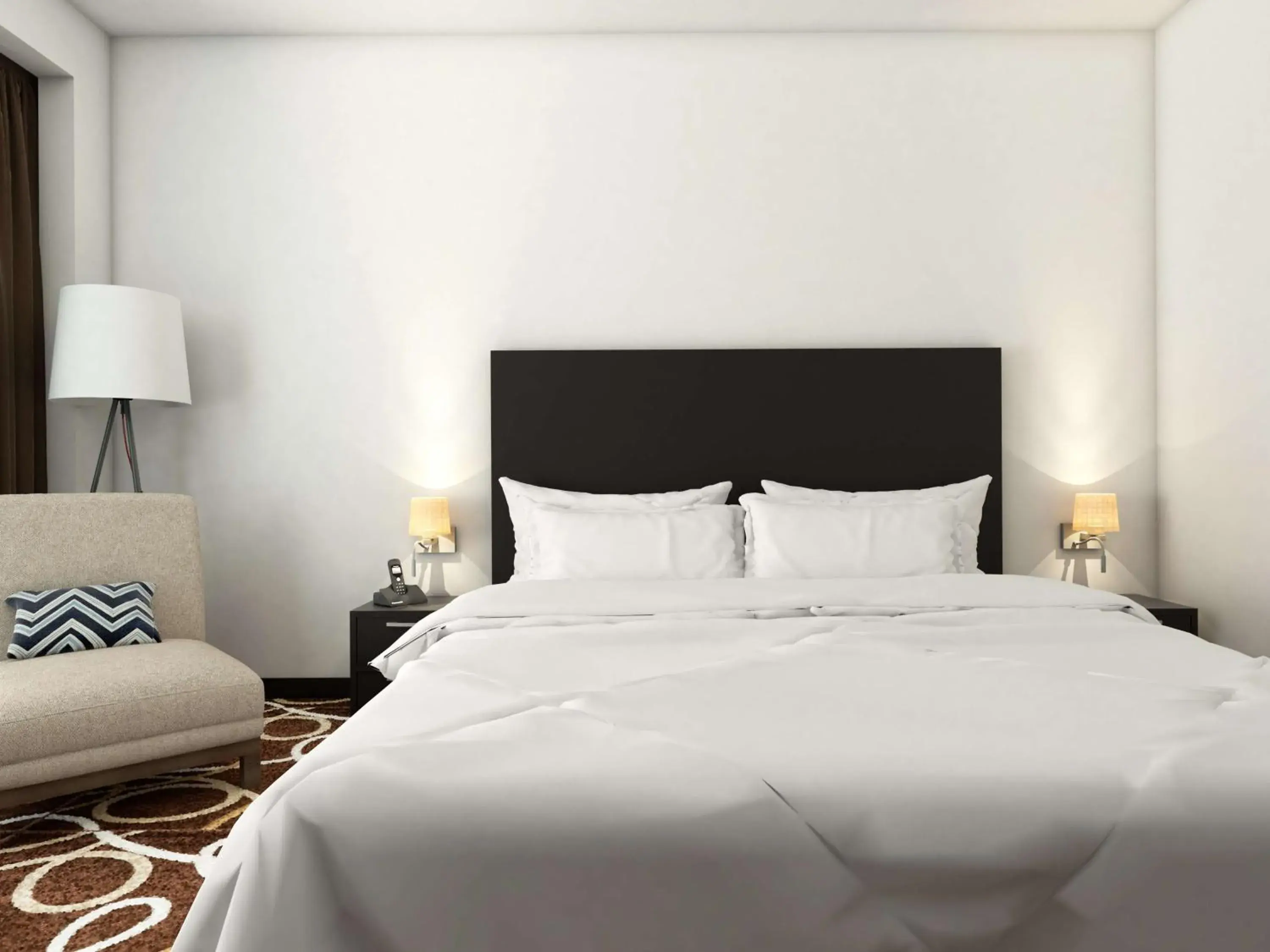 Bed in DoubleTree by Hilton Toluca