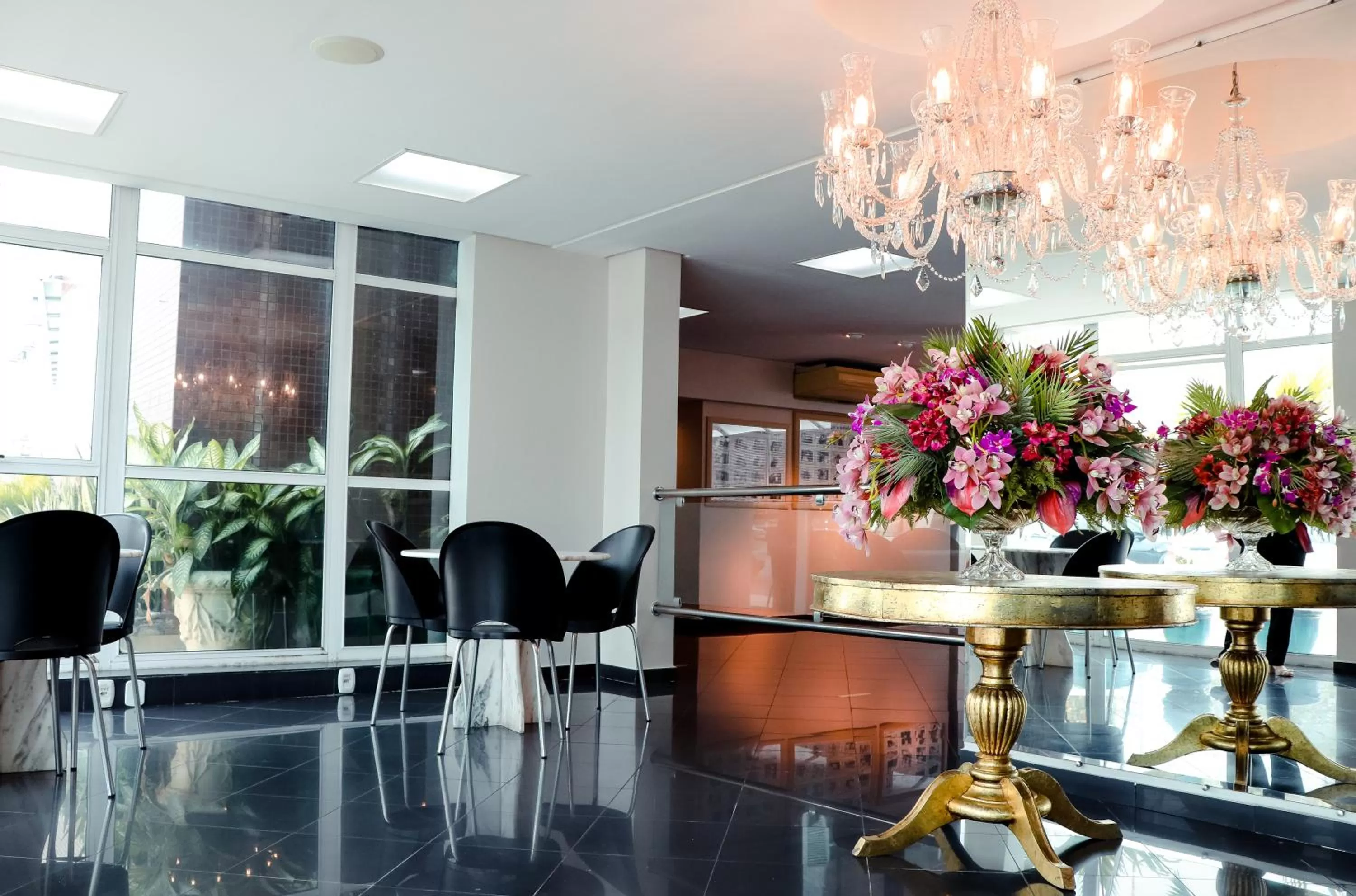 Seating area in San Marino Hotel