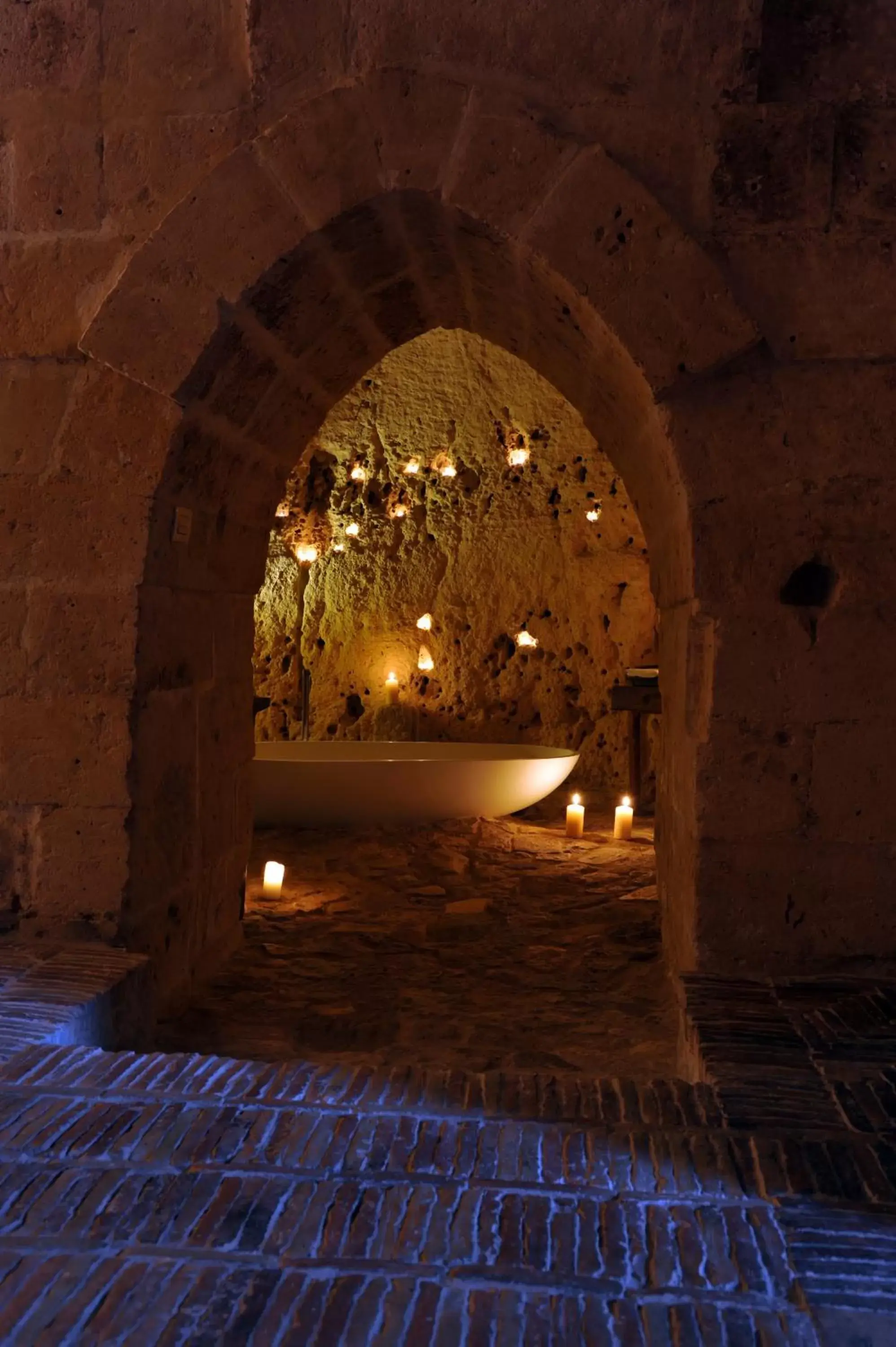 Bathroom in Sextantio Le Grotte Della Civita