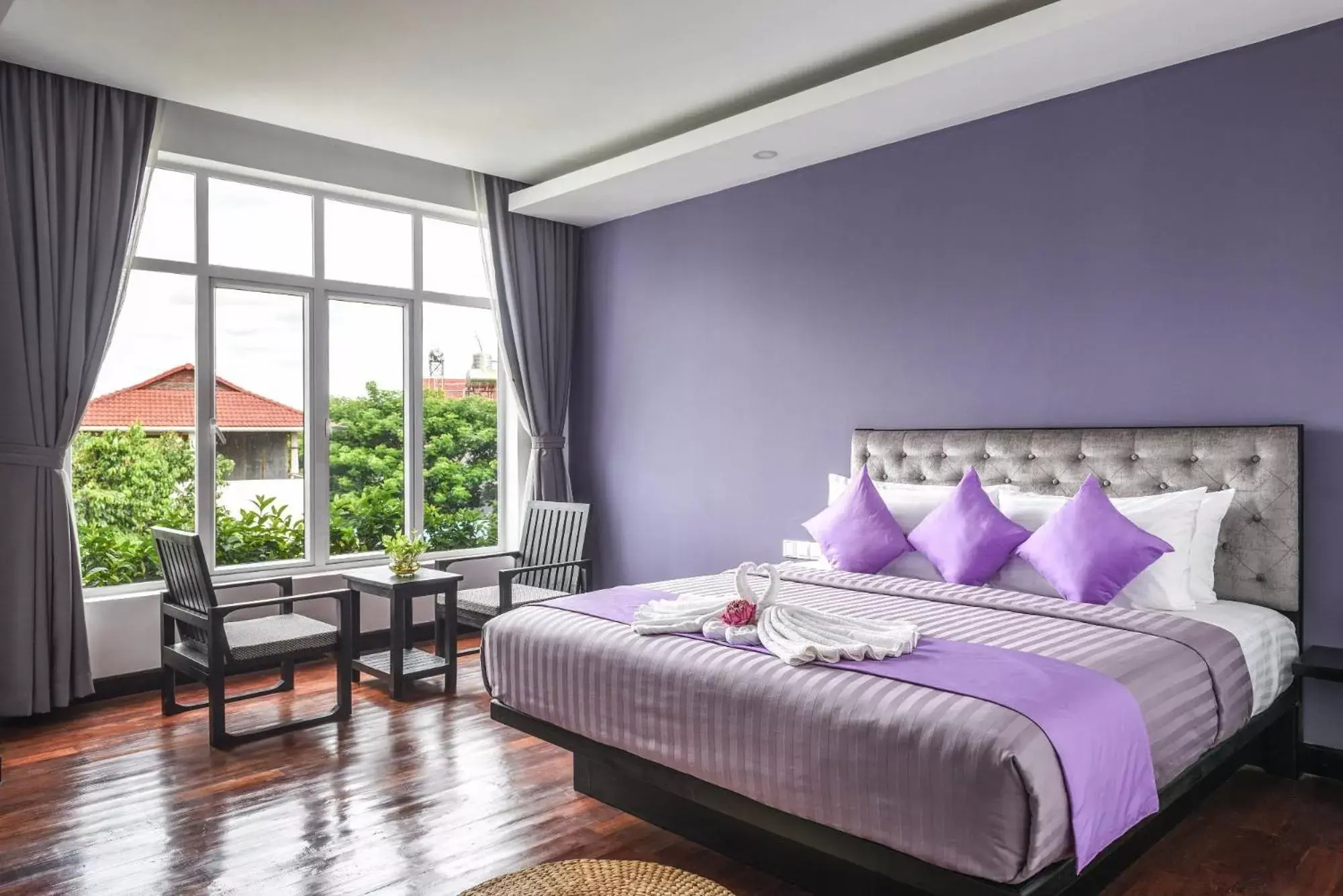 View (from property/room), Bed in Hotel La Maravilla View (from property/room), Bed in Hotel La Maravilla