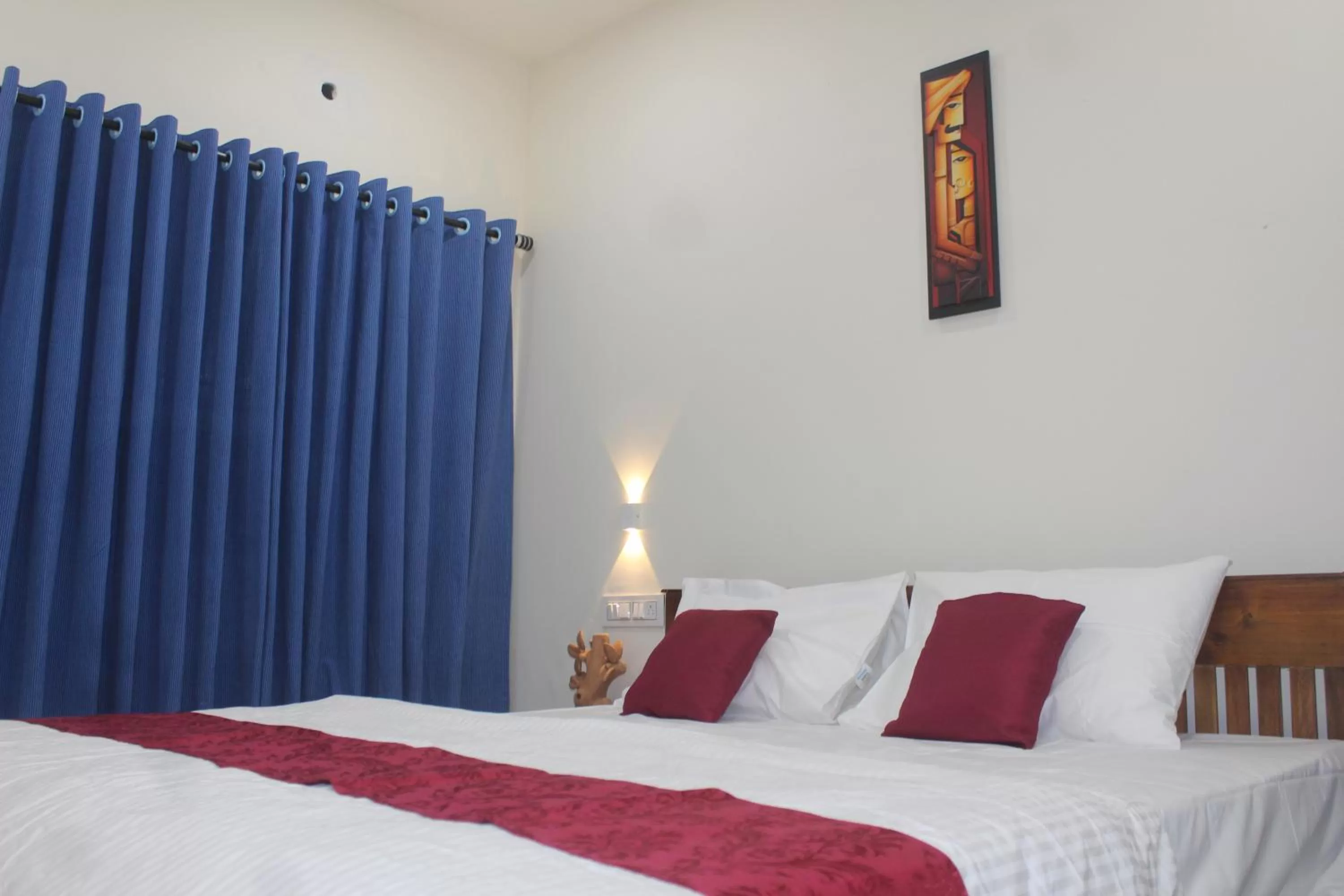 Bed in Nature Villa Kochi