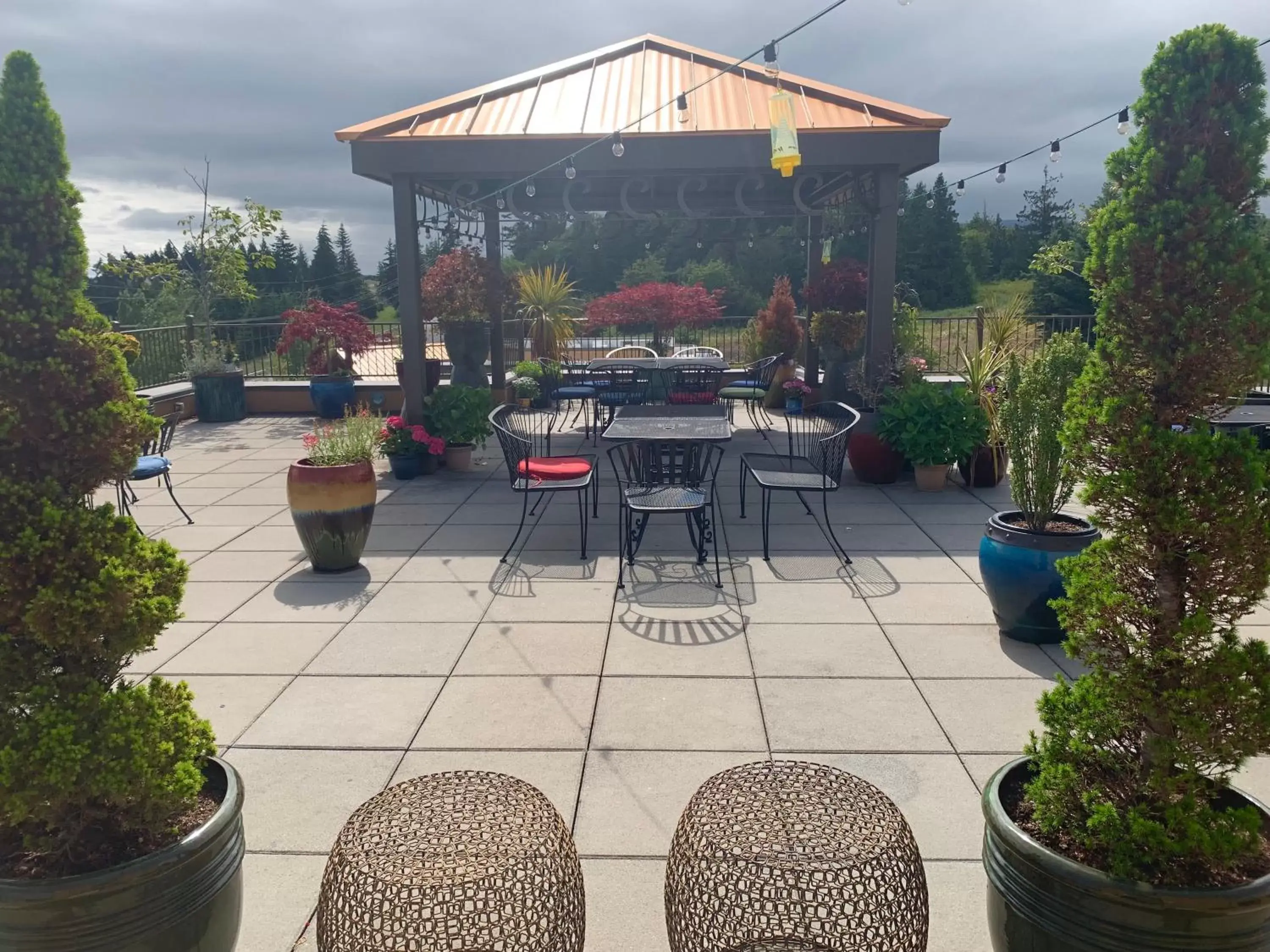 Patio in Holiday Inn Express Hotel & Suites North Sequim, an IHG Hotel