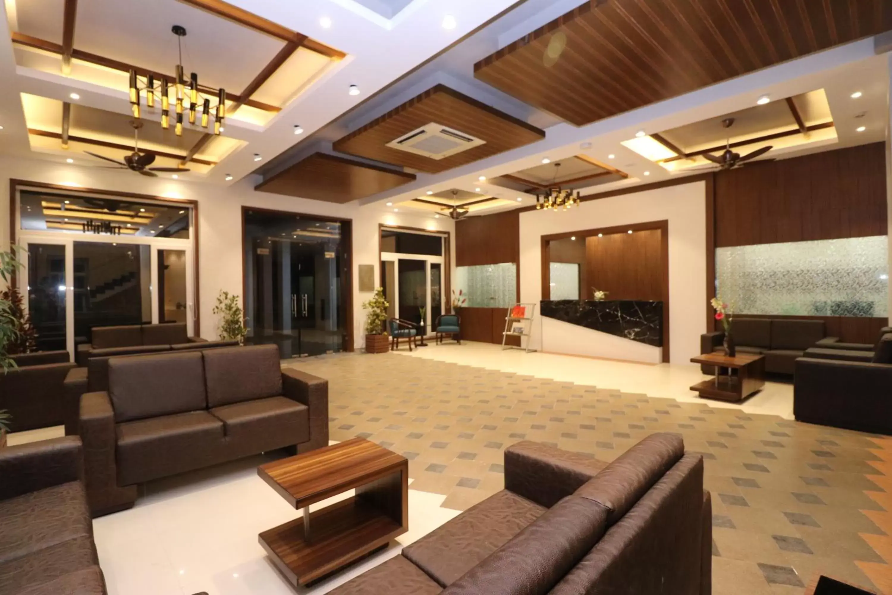 Living room, Lobby/Reception in 7 Apple Resort Lonavala