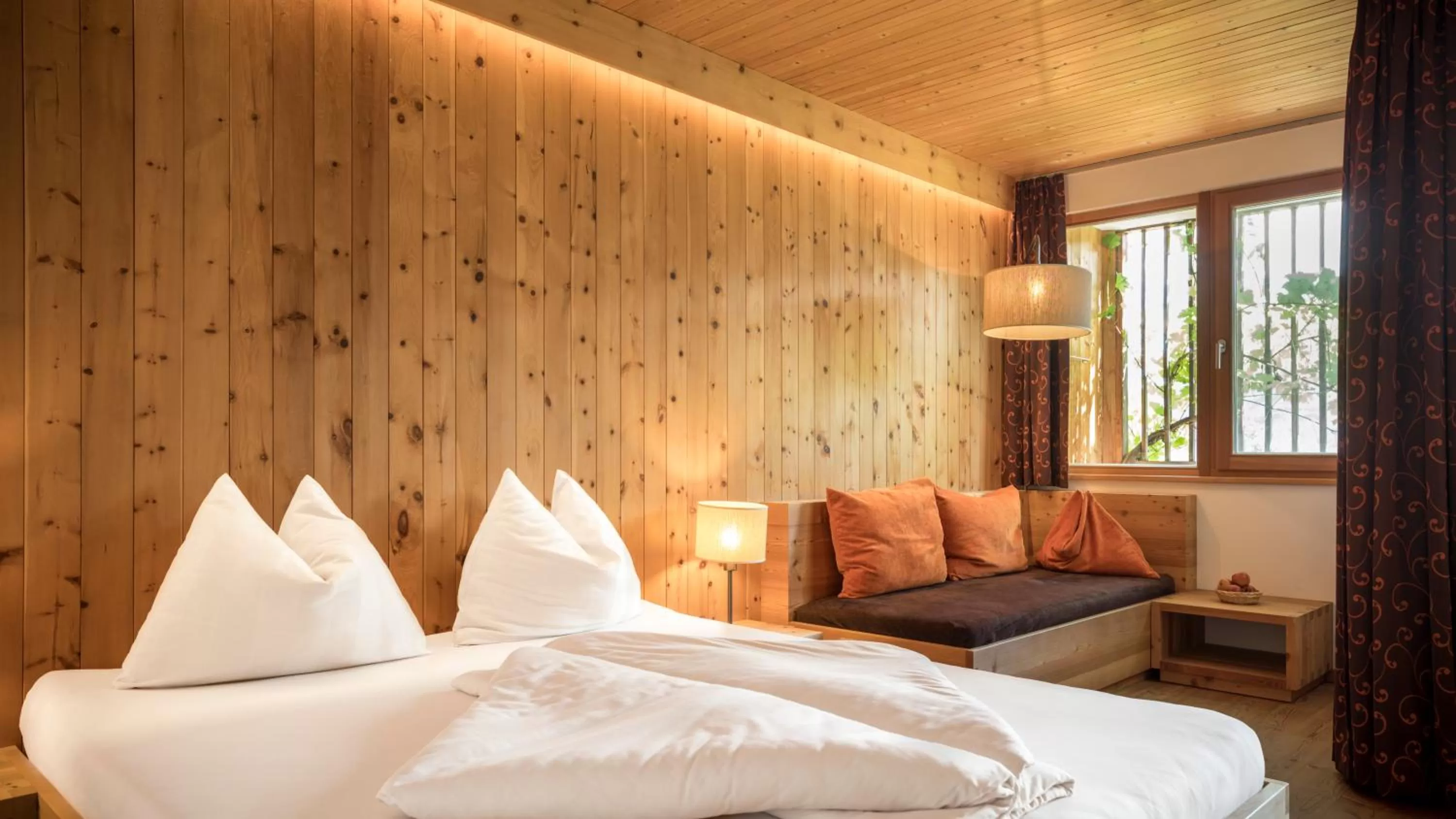 Bed in Biohotel theiner's garten