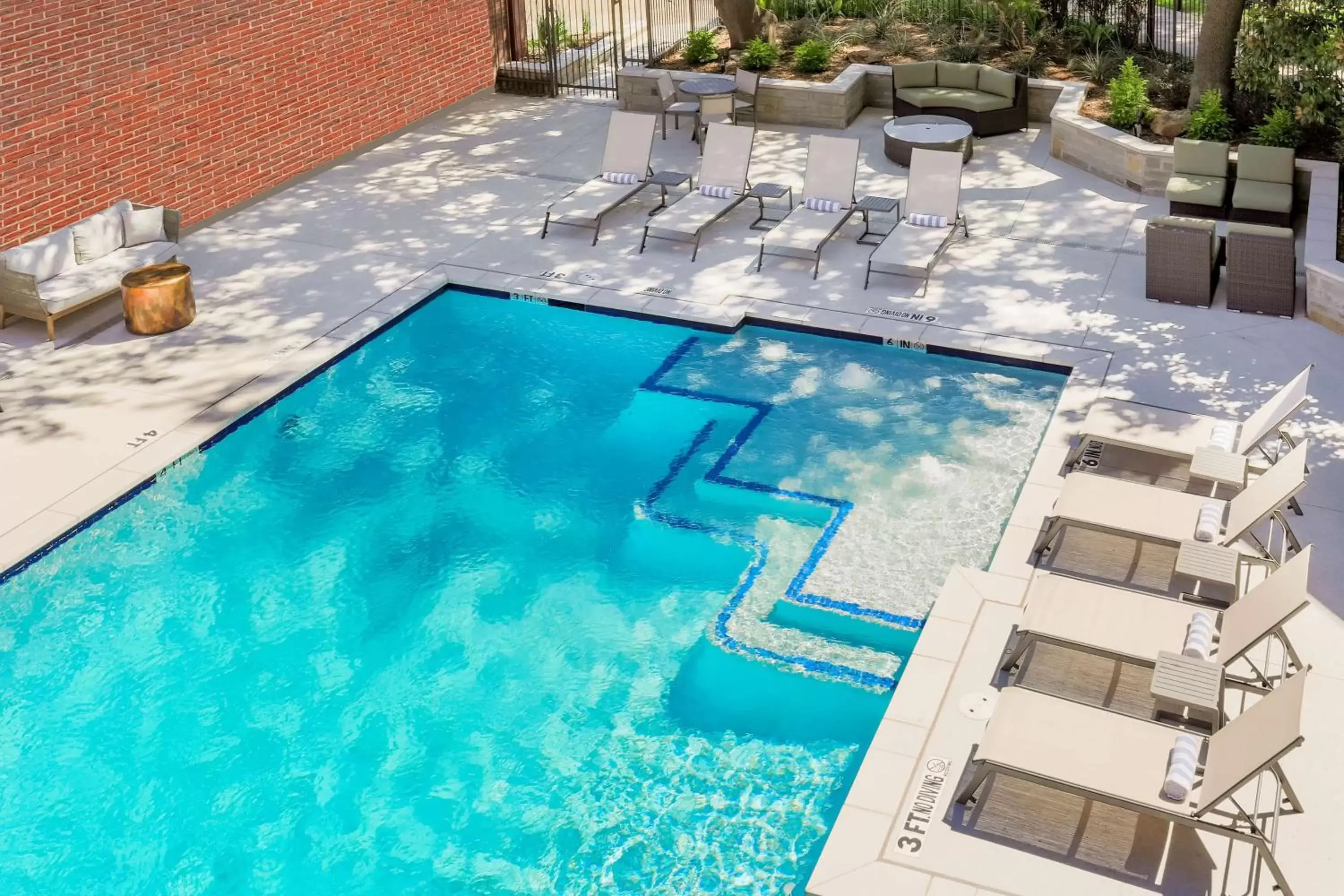 Pool view in Hilton Richardson Dallas, TX Pool view in Hilton Richardson Dallas, TX