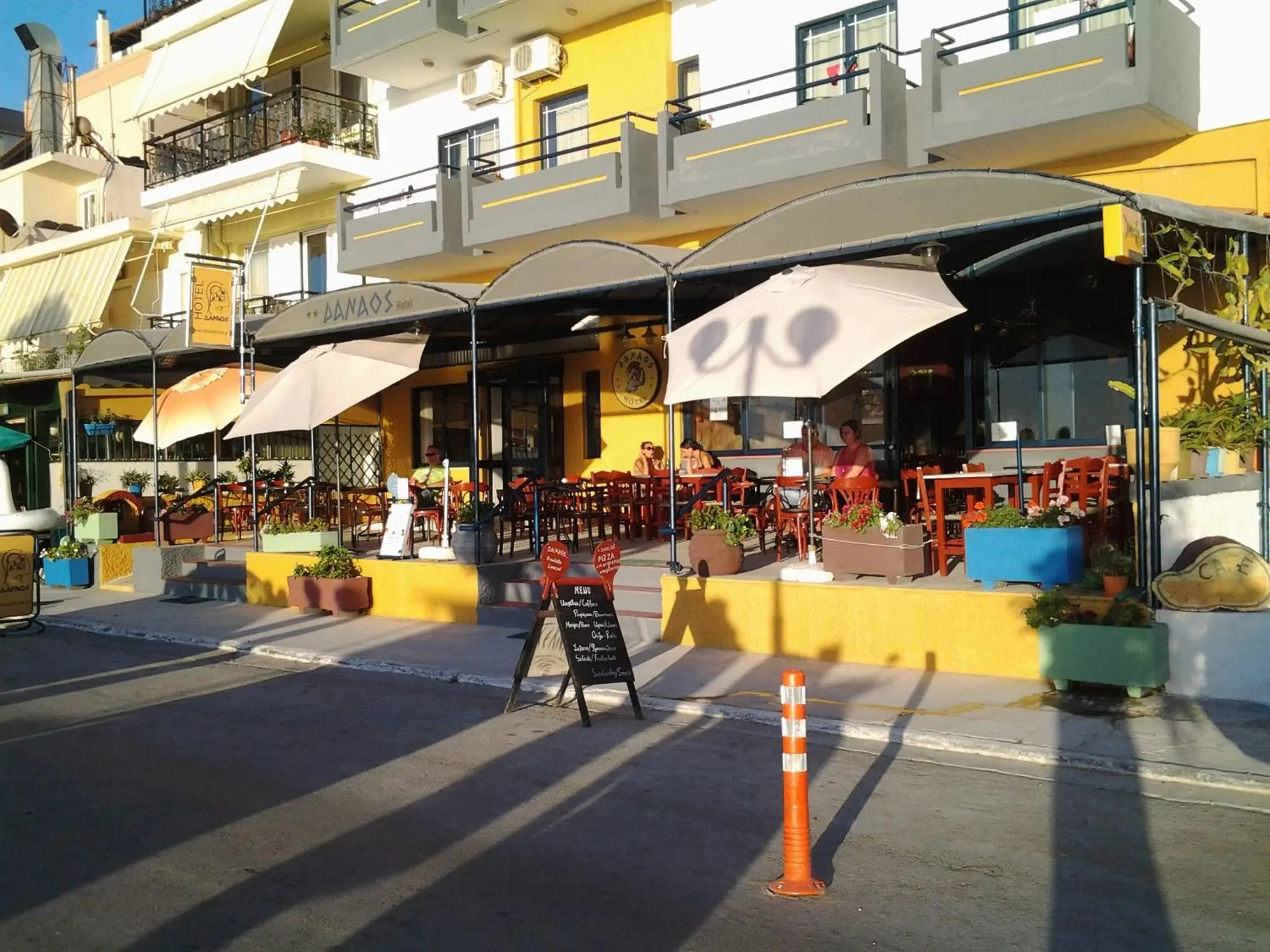 Facade/entrance in Danaos Hotel