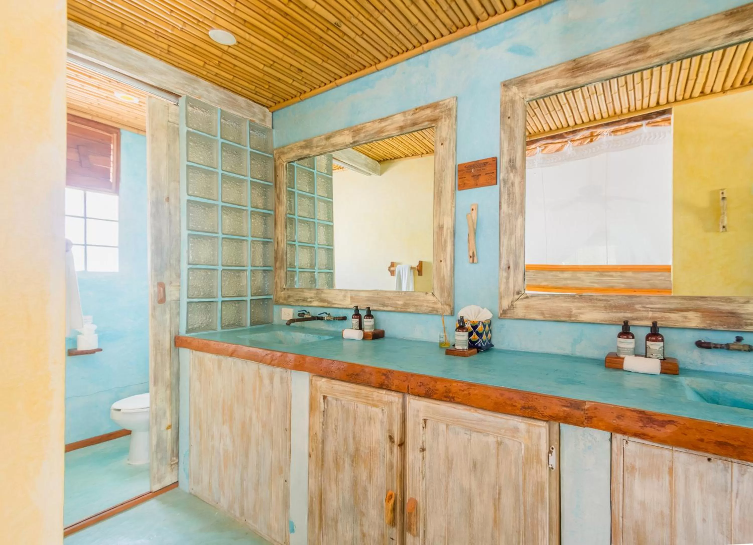 Bathroom in Villa Pescadores Tulum-Beachfront hotel by Ahau Collection