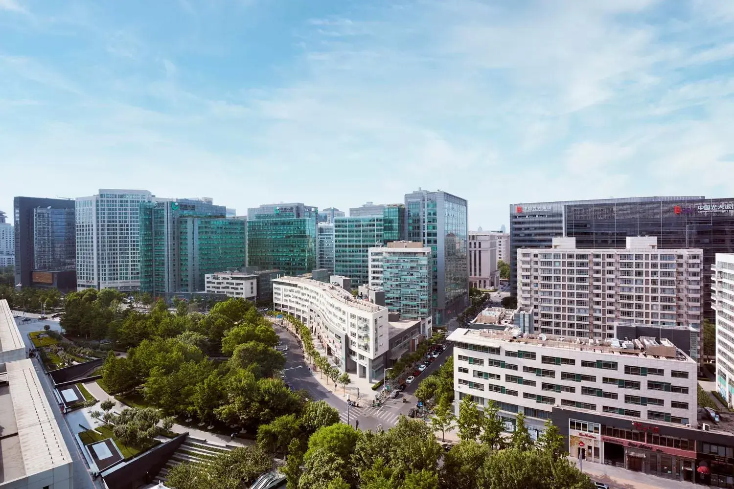 City view in The Ritz-Carlton Beijing, Financial Street